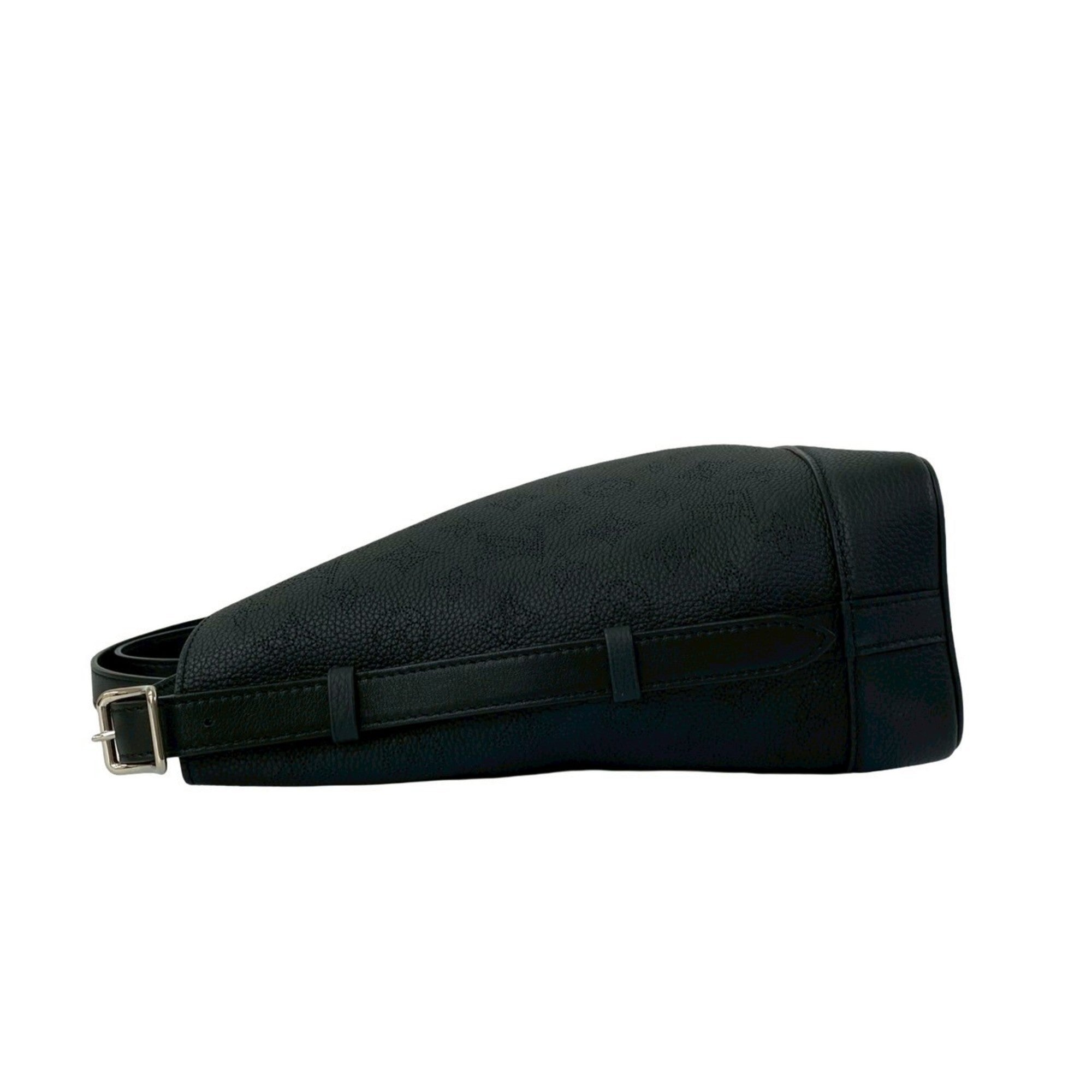 Louis Vuitton Black Leather Shoulder Bag