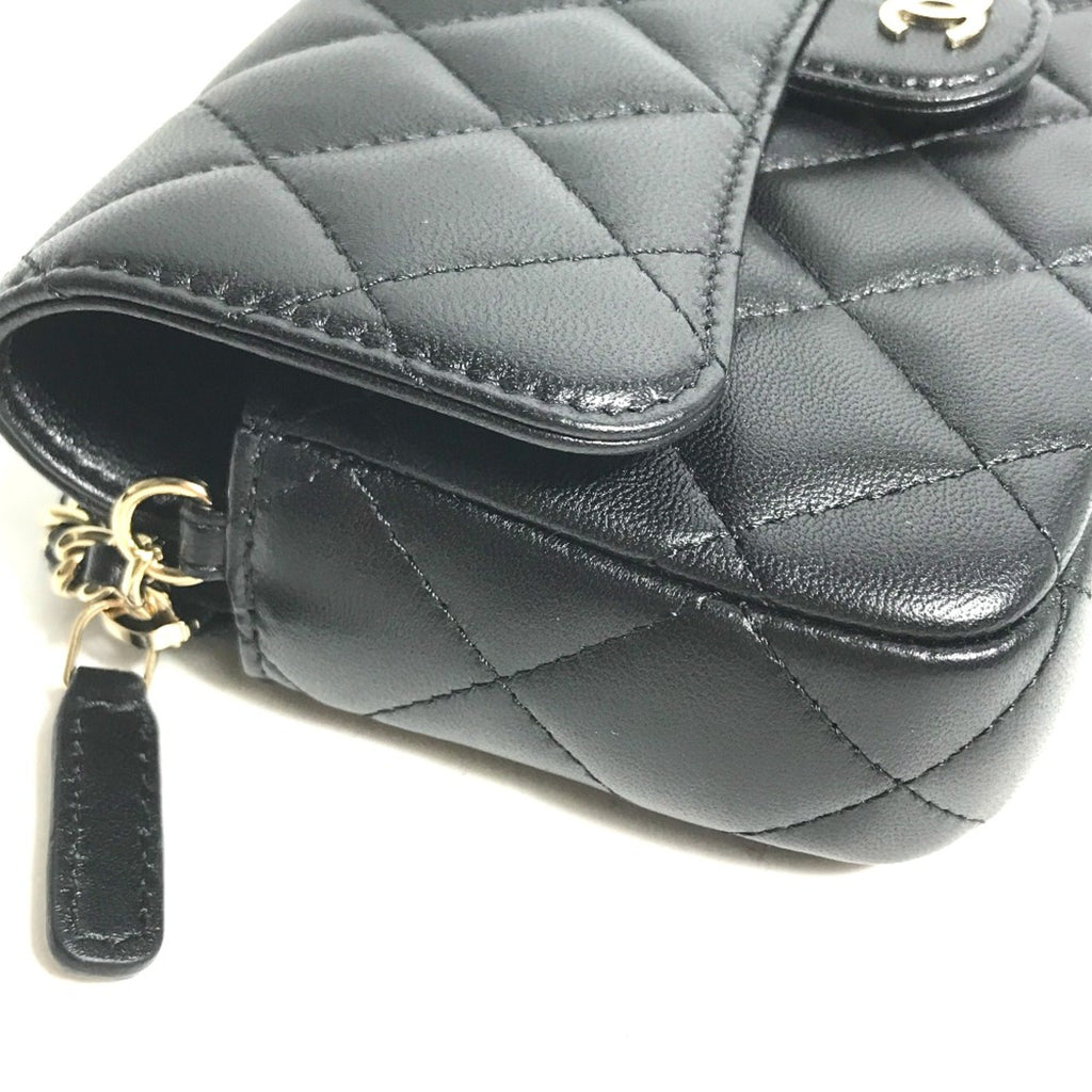 Chanel Black Leather Shoulder Bag