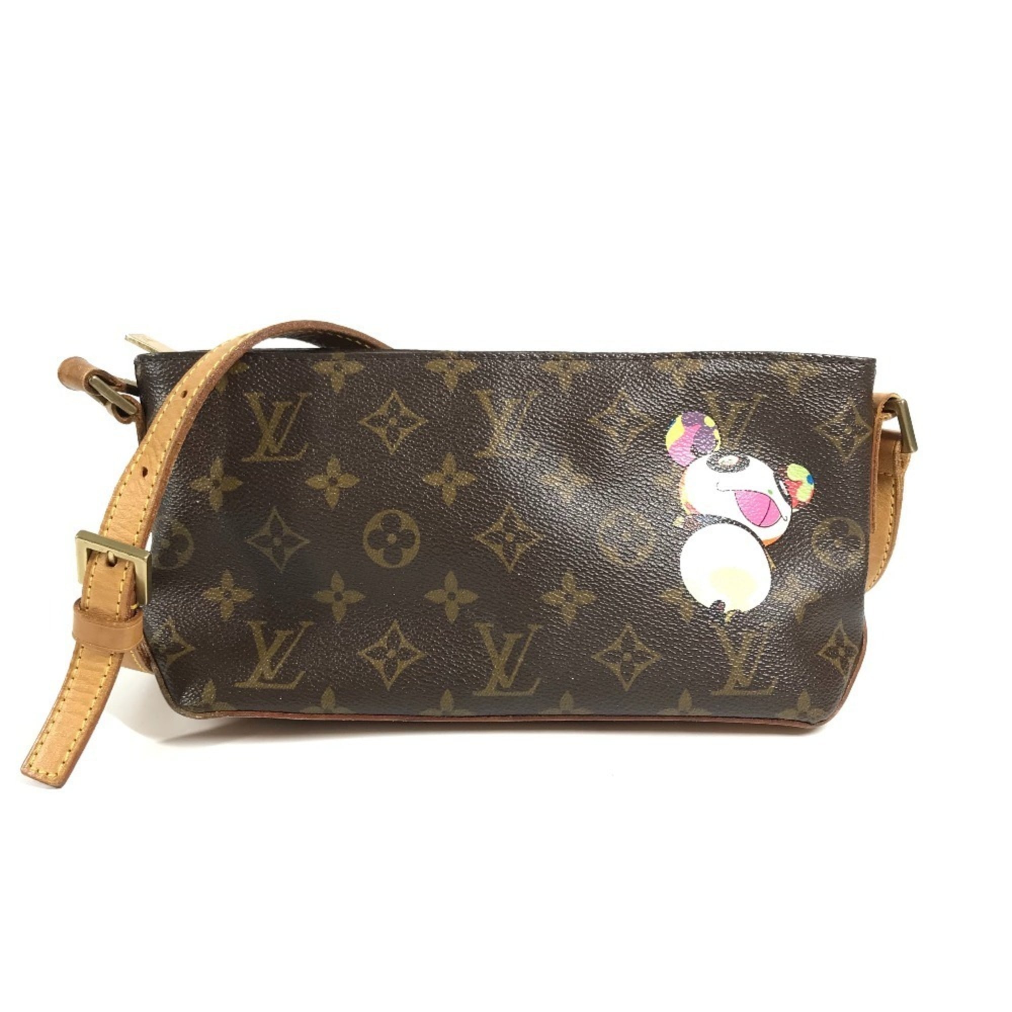 Louis Vuitton Brown Monogram Panda Monogram Canvas Pochette Shoulder Bag