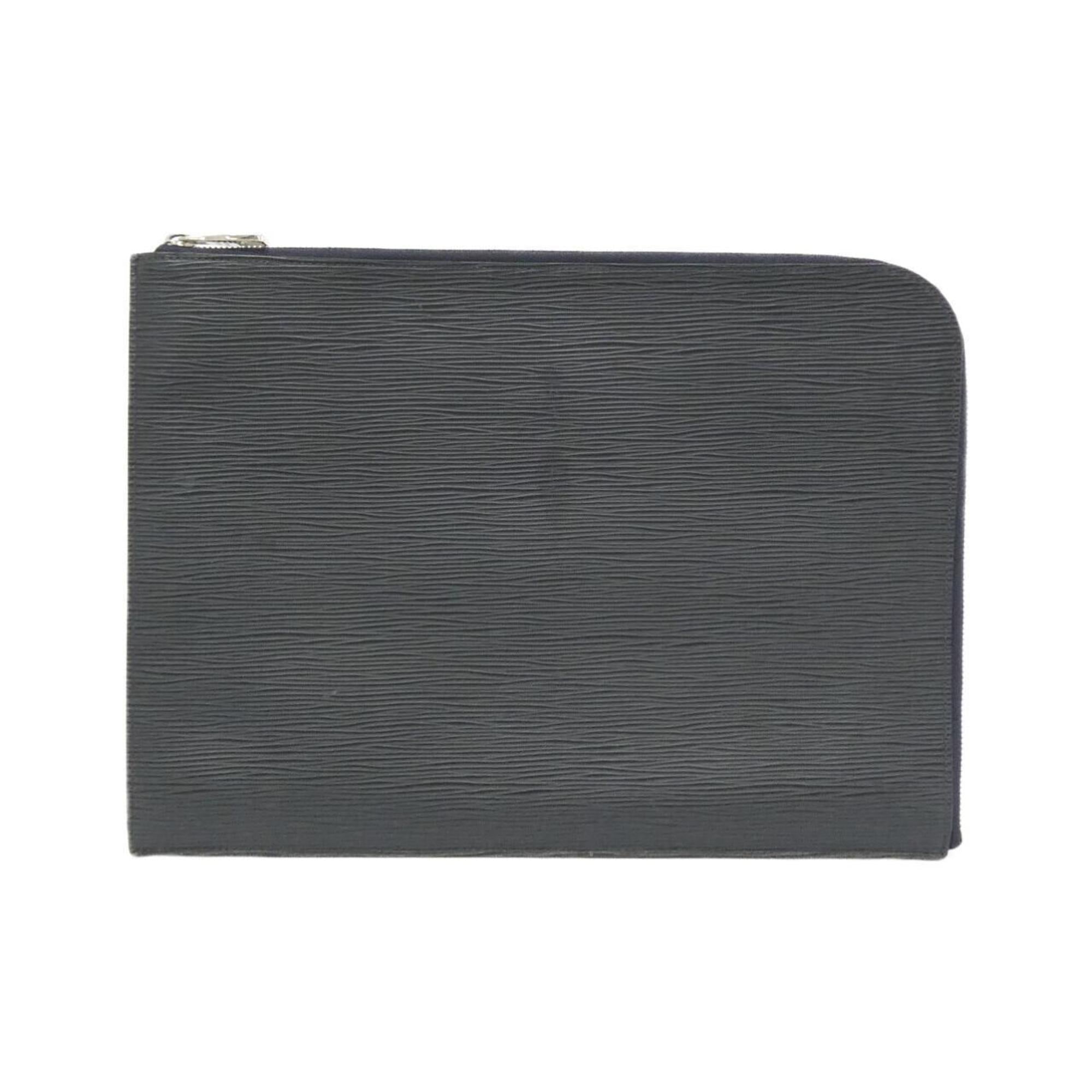 Louis Vuitton Black Leather Handbag Pochette