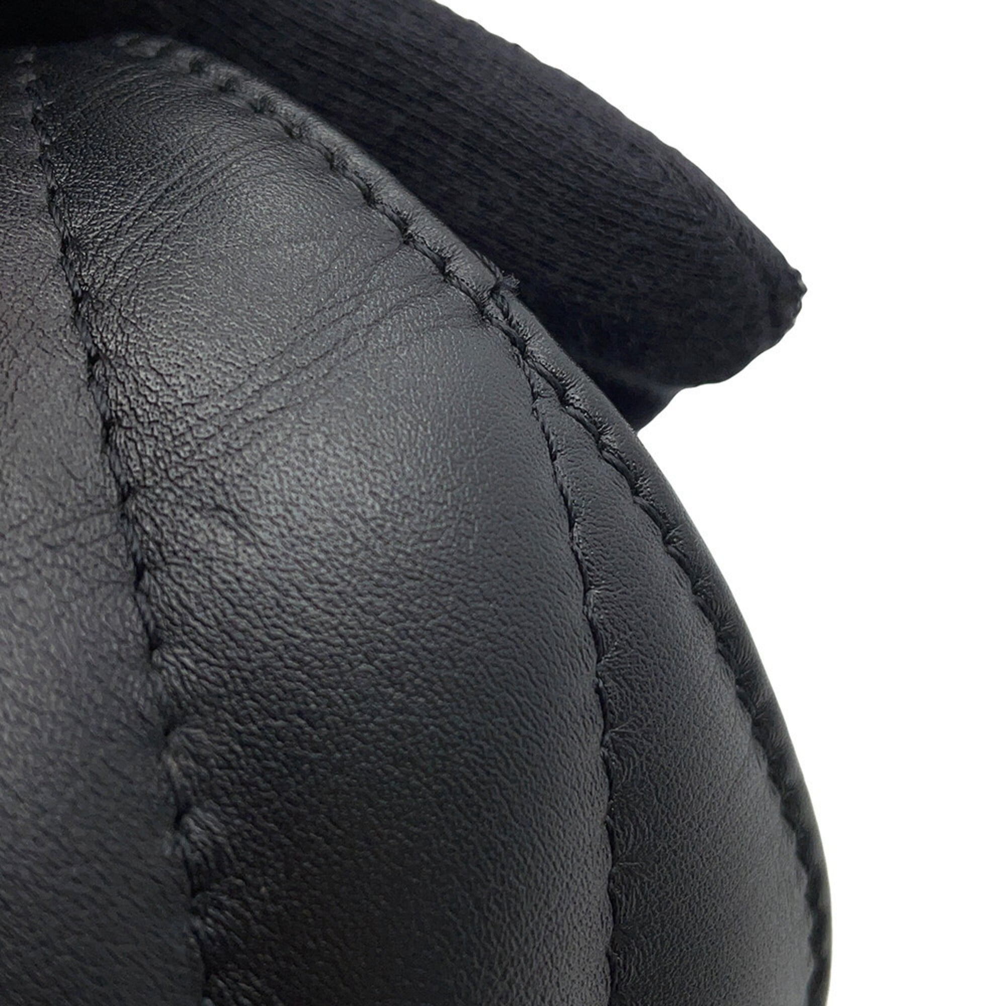 Louis Vuitton Black Noir Exotic Leather Handbag Shoulder Bag