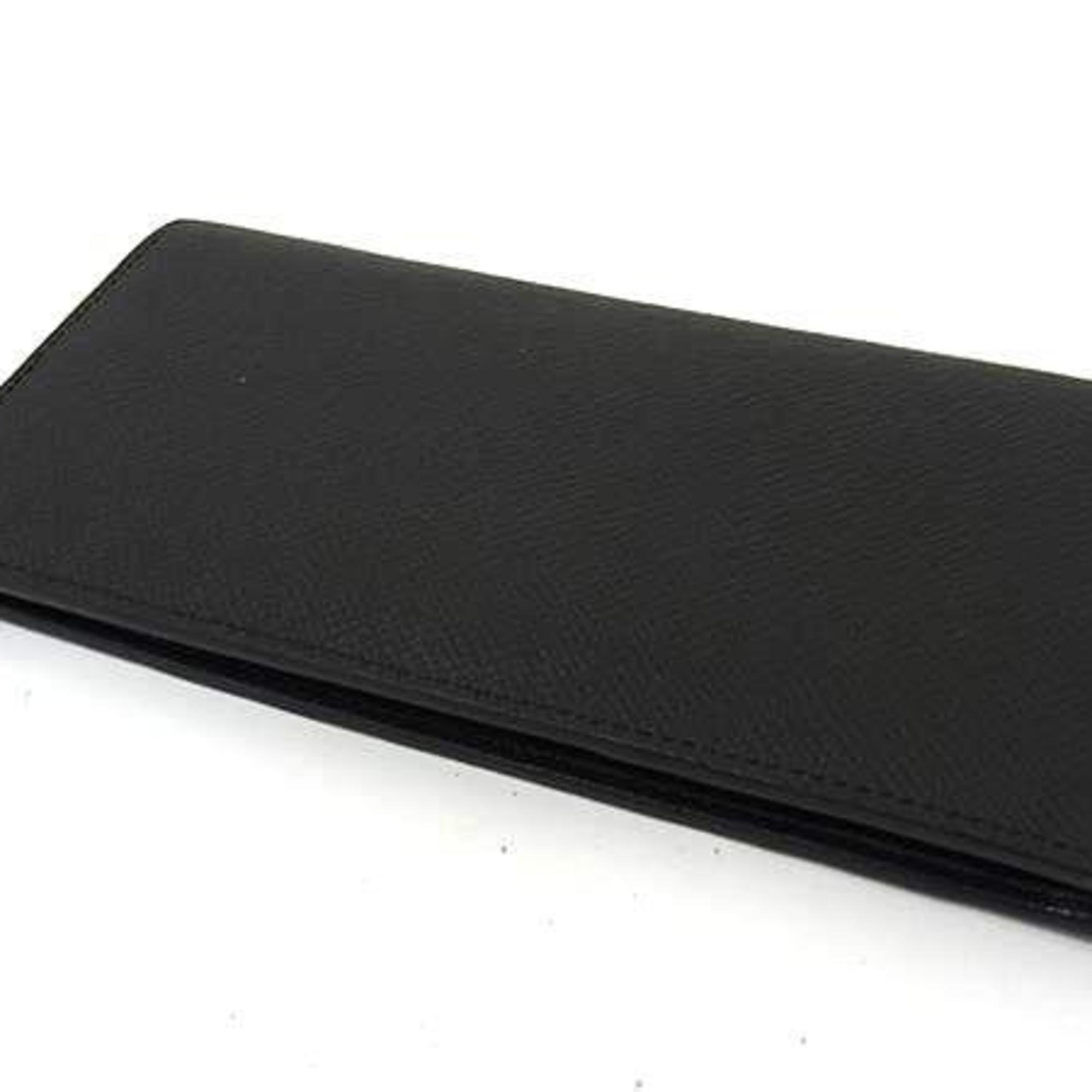 Louis Vuitton Ardoise Black Taiga Leather Coin Purse/Coin Case