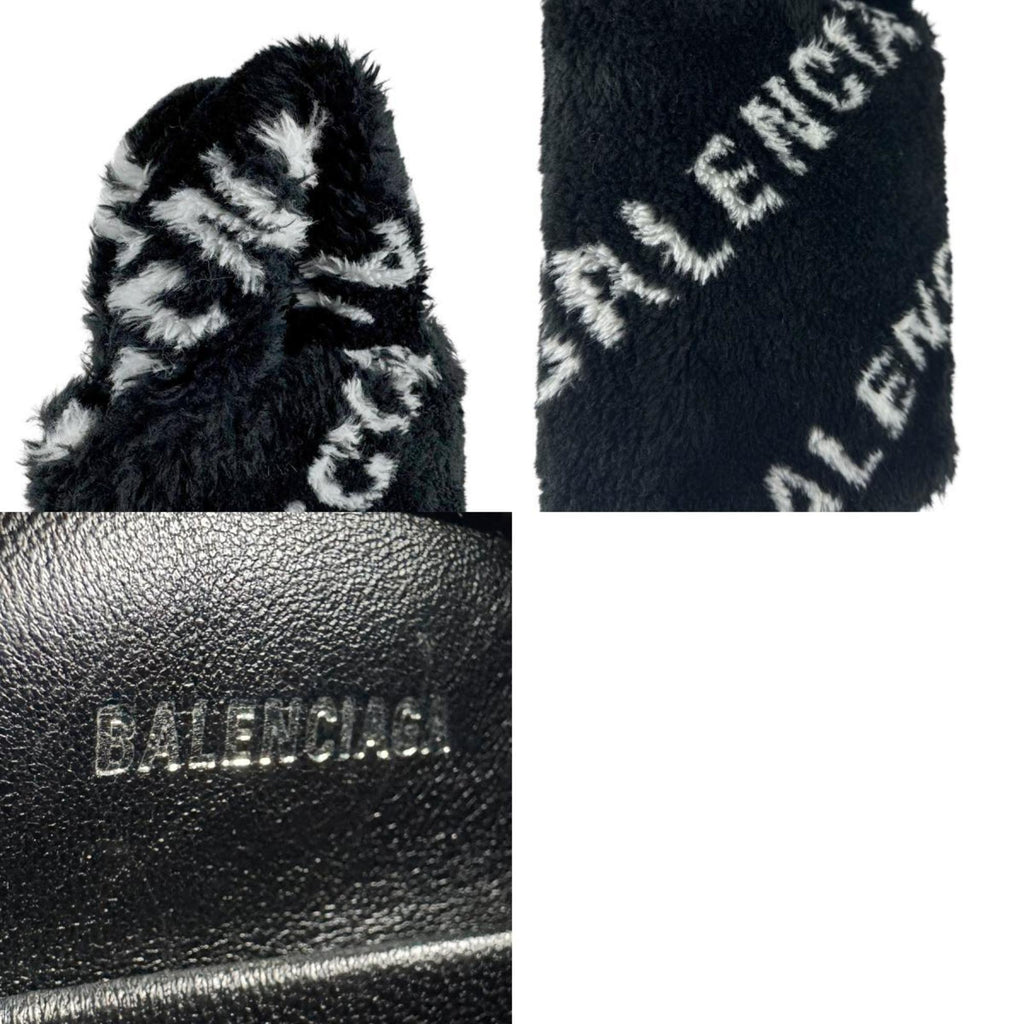 Balenciaga Black Fur Shoulder
