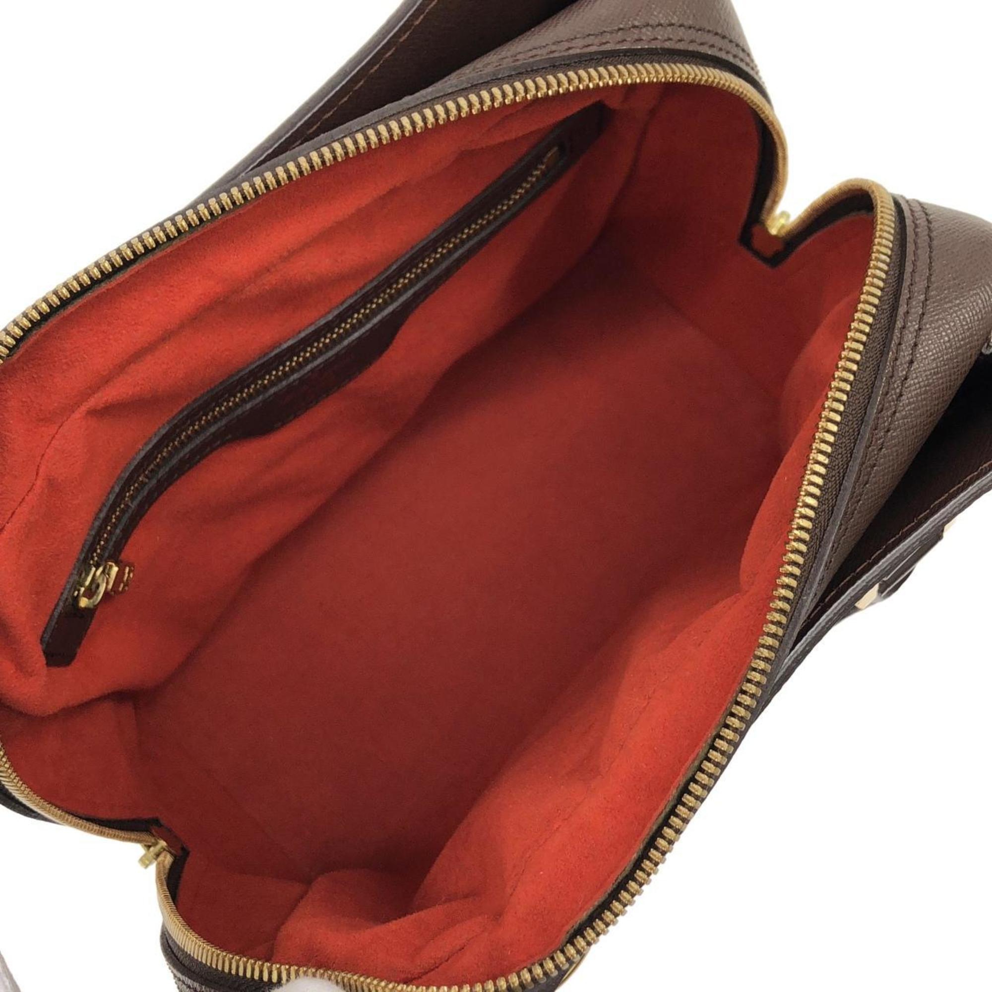 Louis Vuitton Ebene Coated Canvas Handbag