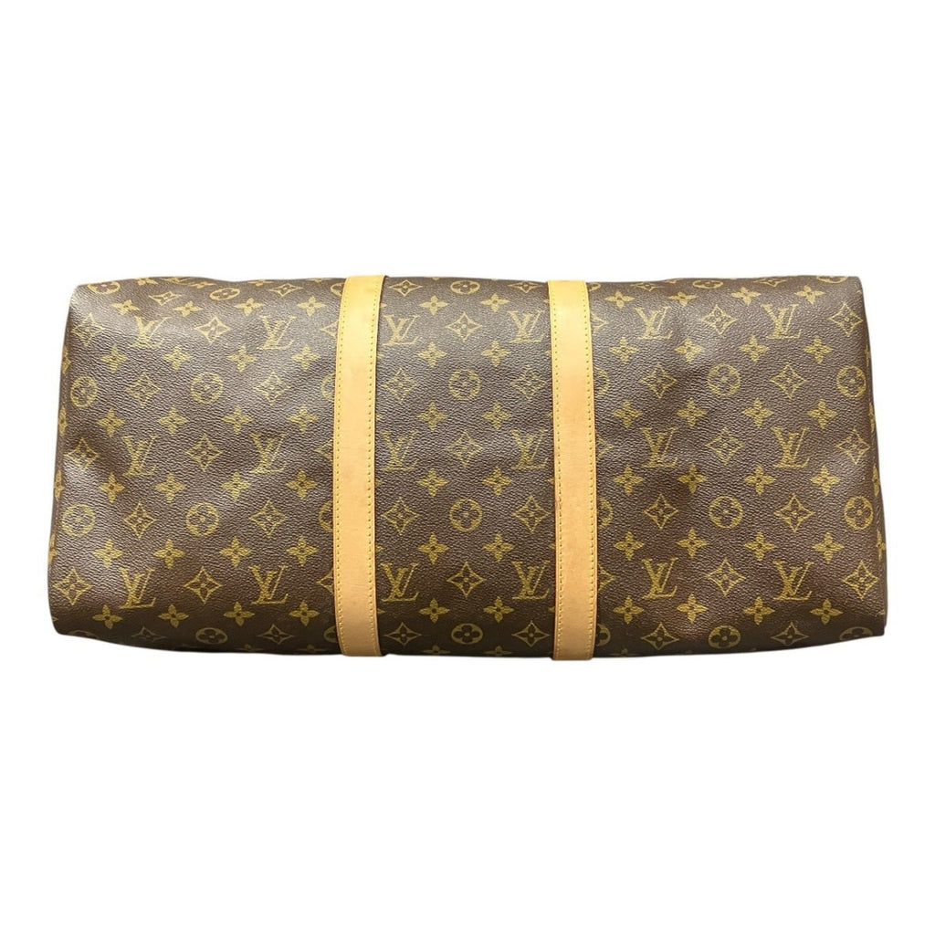 Louis Vuitton Brown Pvc Boston Bag