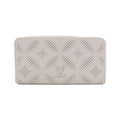Louis Vuitton Gray Leather Long Wallet