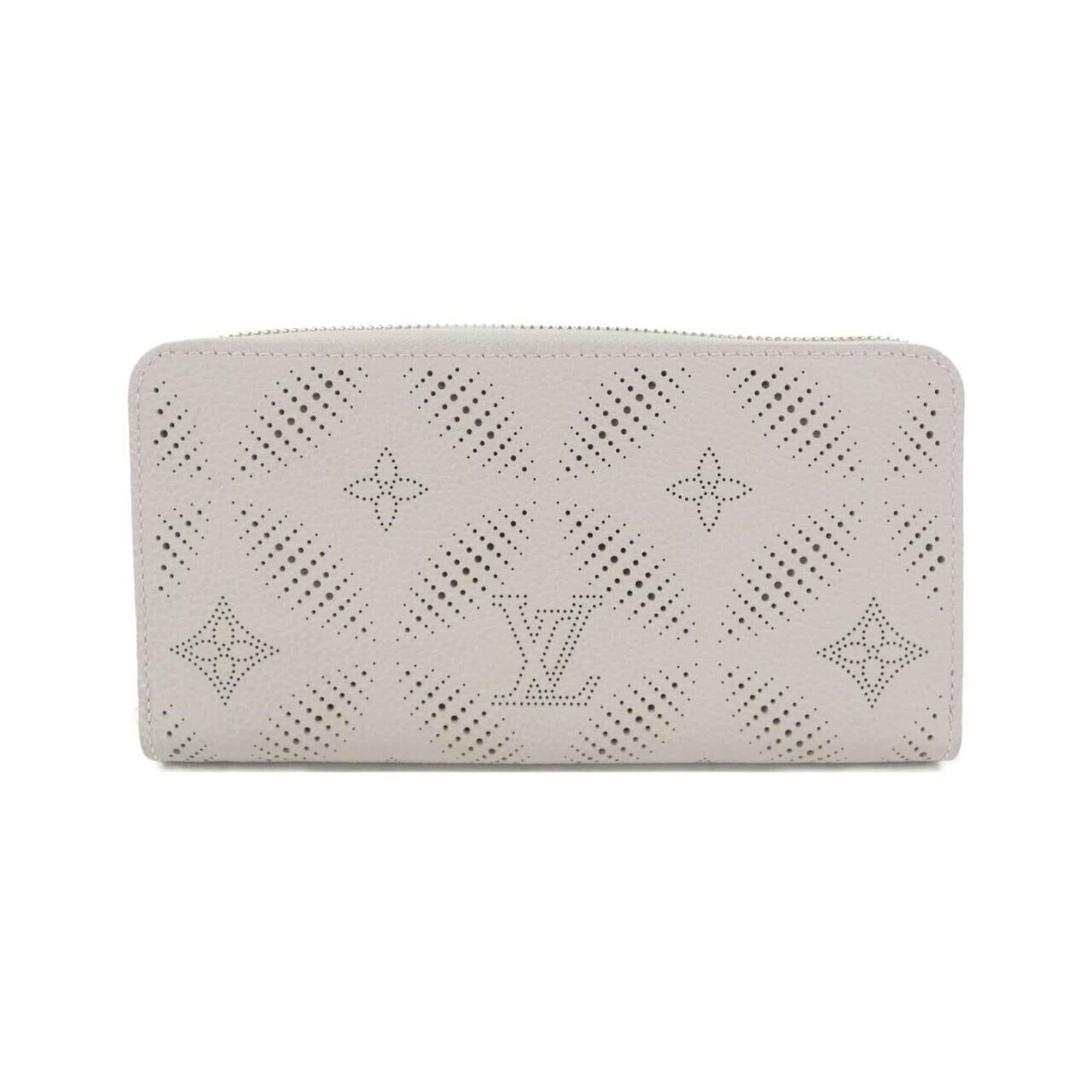 Louis Vuitton Gray Leather Long Wallet