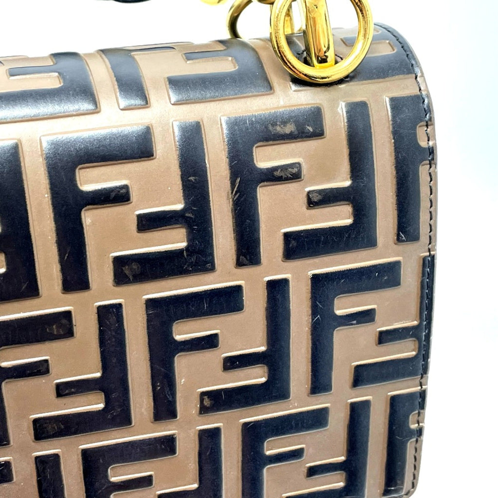 Fendi Brown Leather Handbag