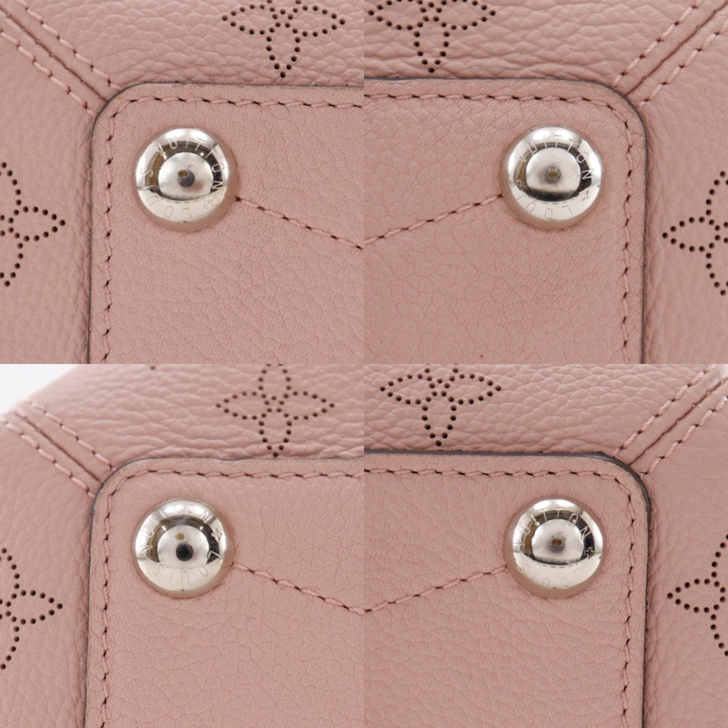 Louis Vuitton Magnolia Pink Mahina Leather Monogram Shoulder Bag