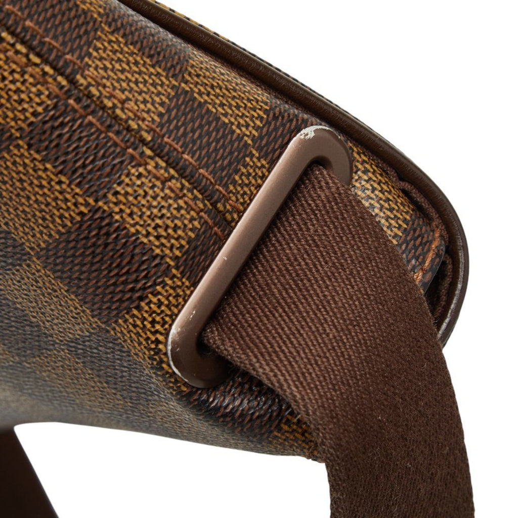 Louis Vuitton Brown Pvc Leather Shoulder Bag