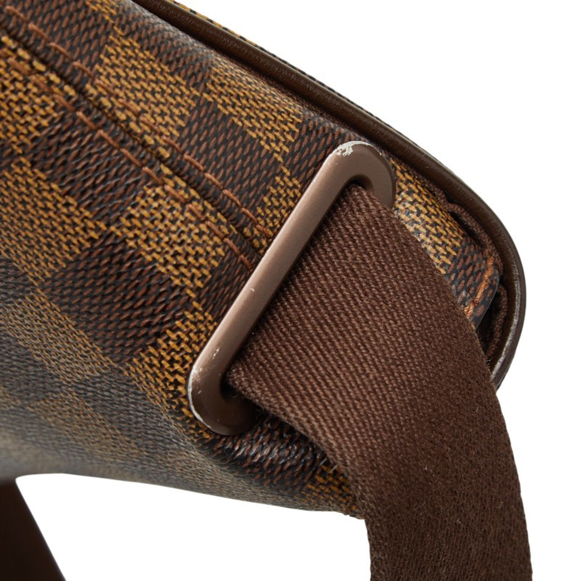 Louis Vuitton Brown Pvc Leather Shoulder Bag