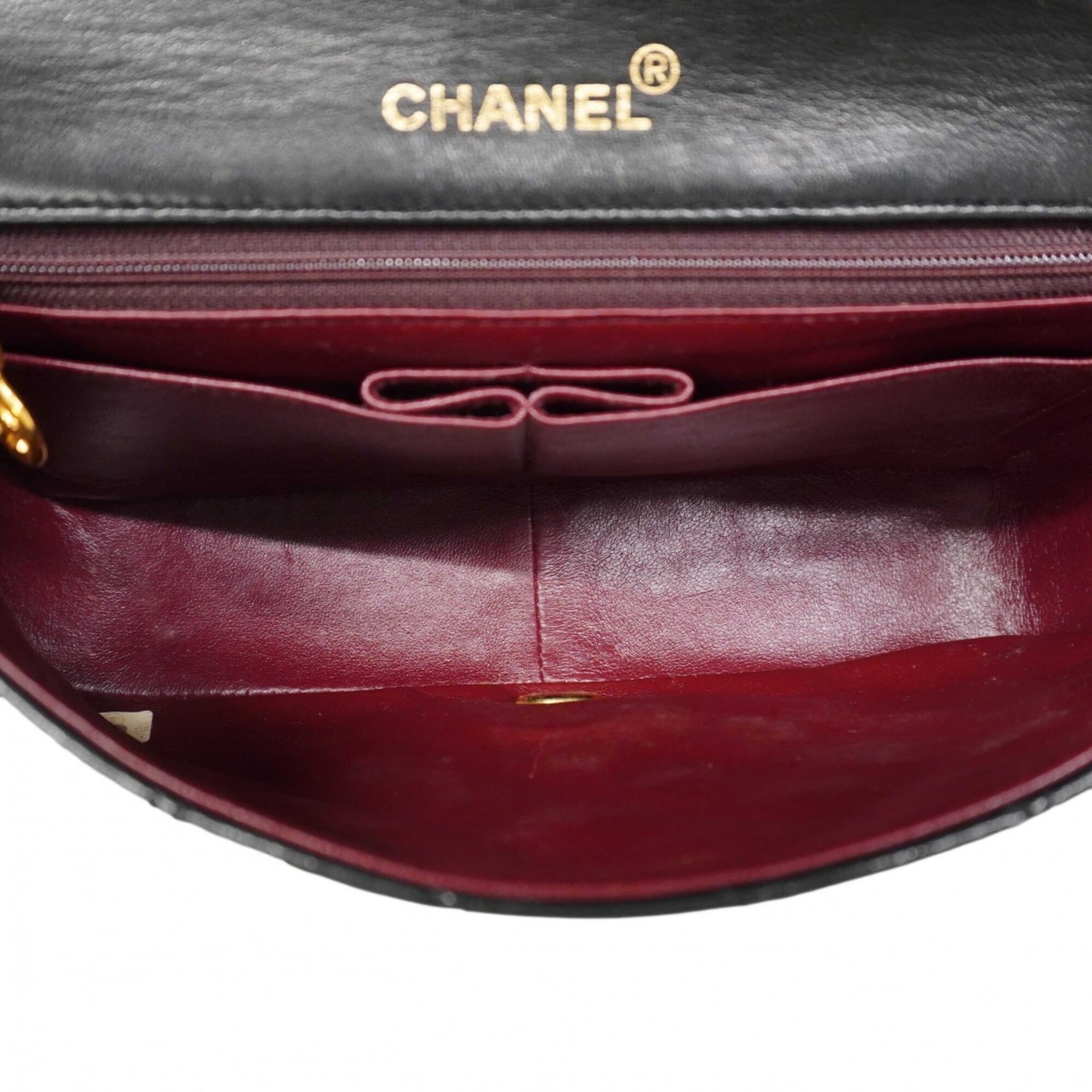 Chanel Black Leather Shoulder Bag