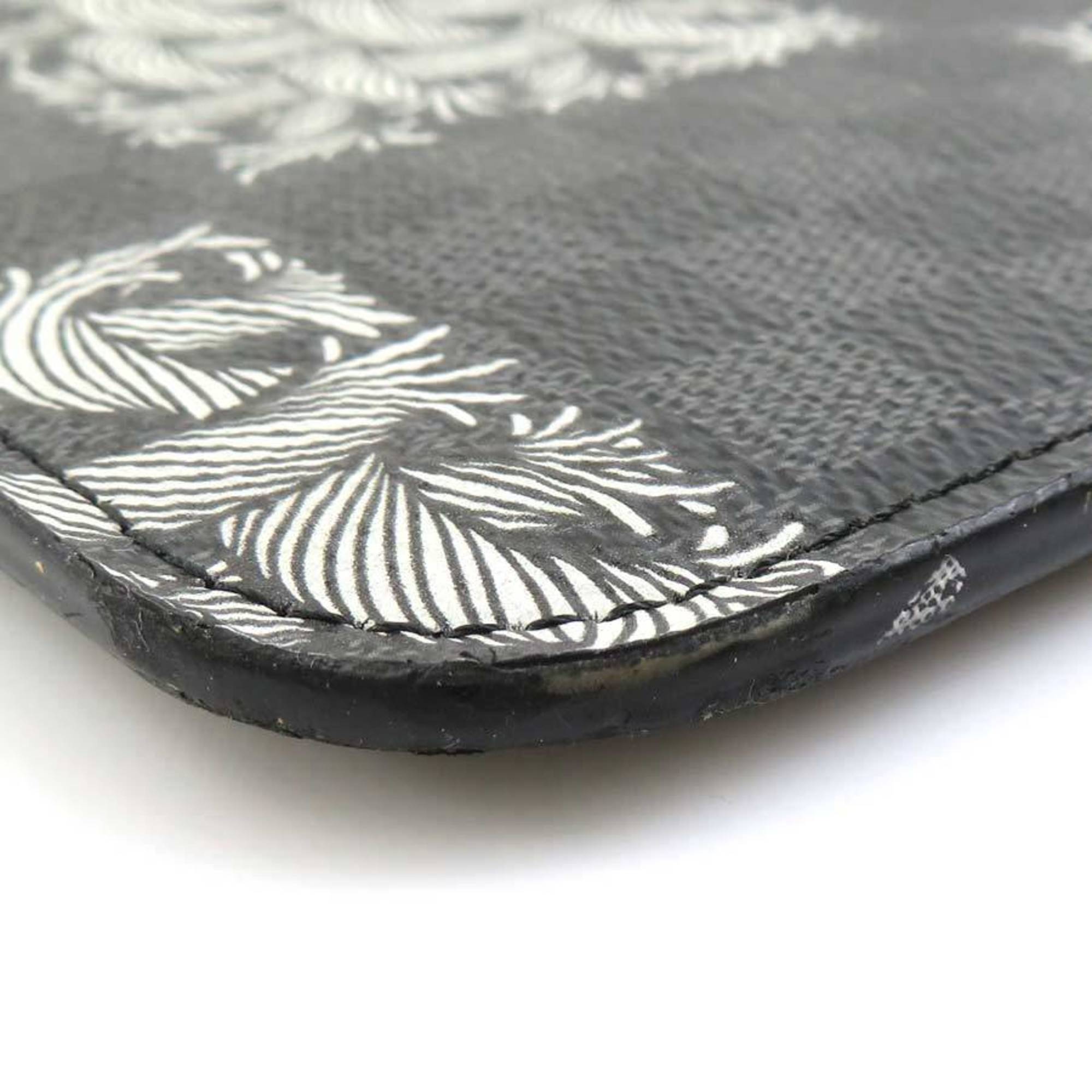 Louis Vuitton Black Damier Graphite Clutch Bag Pochette