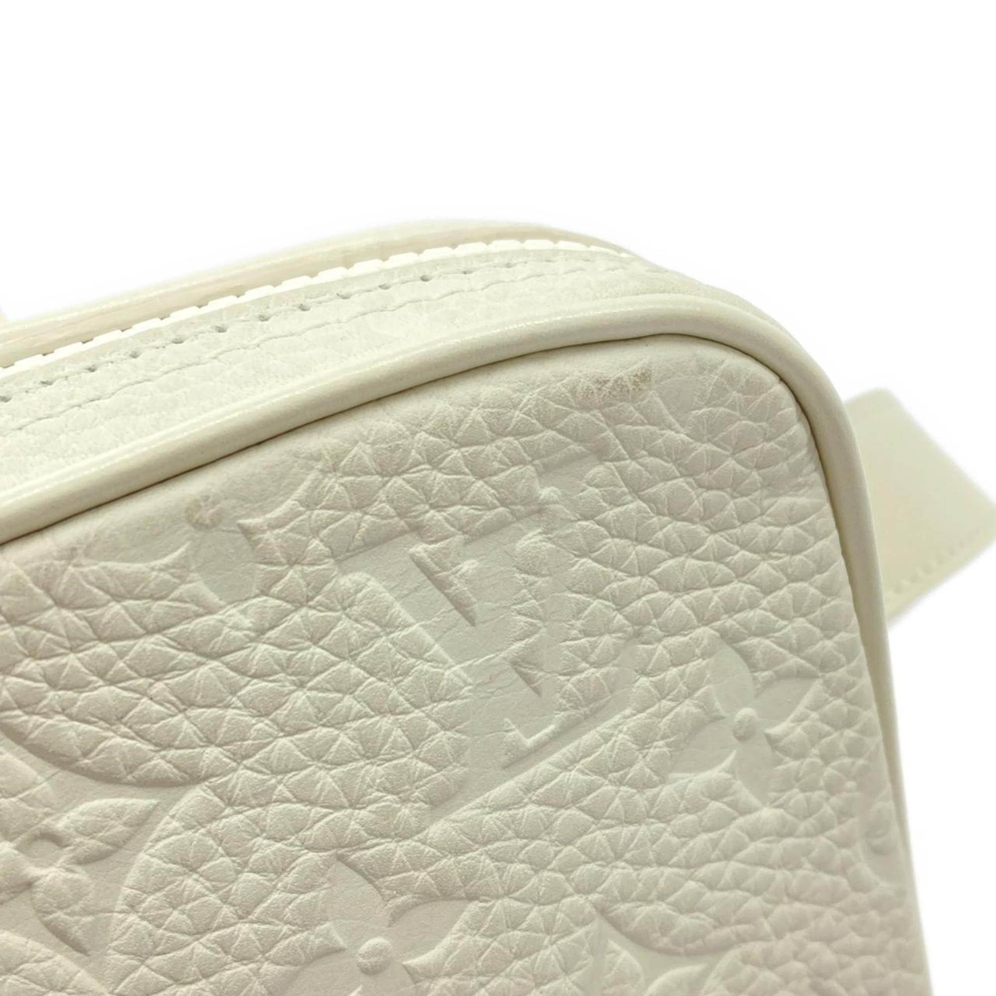 Louis Vuitton White Leather Shoulder Bag