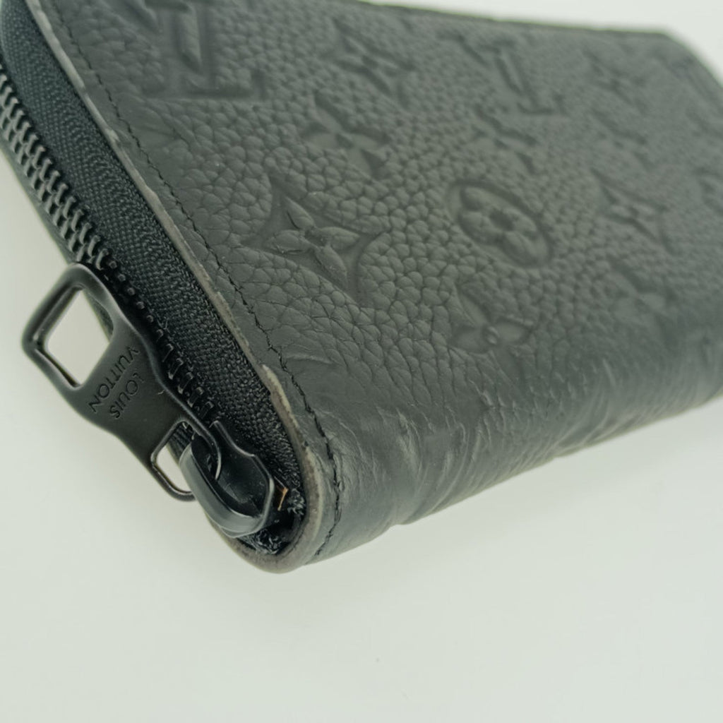 Louis Vuitton Black Leather Long Wallet