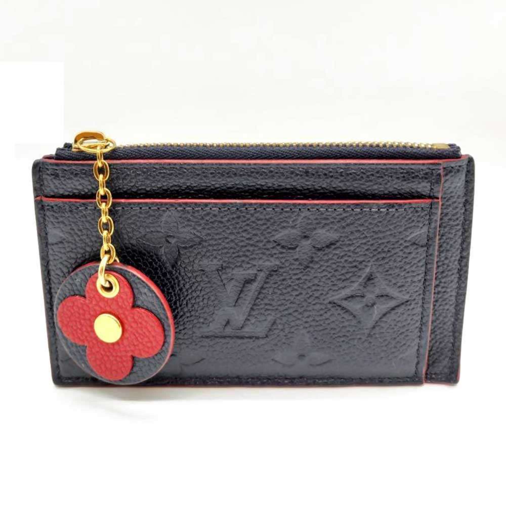Louis Vuitton Monogram Empreinte Marine Rouge Navy Red Color Monogram Empreinte Coin Purse/Coin Case