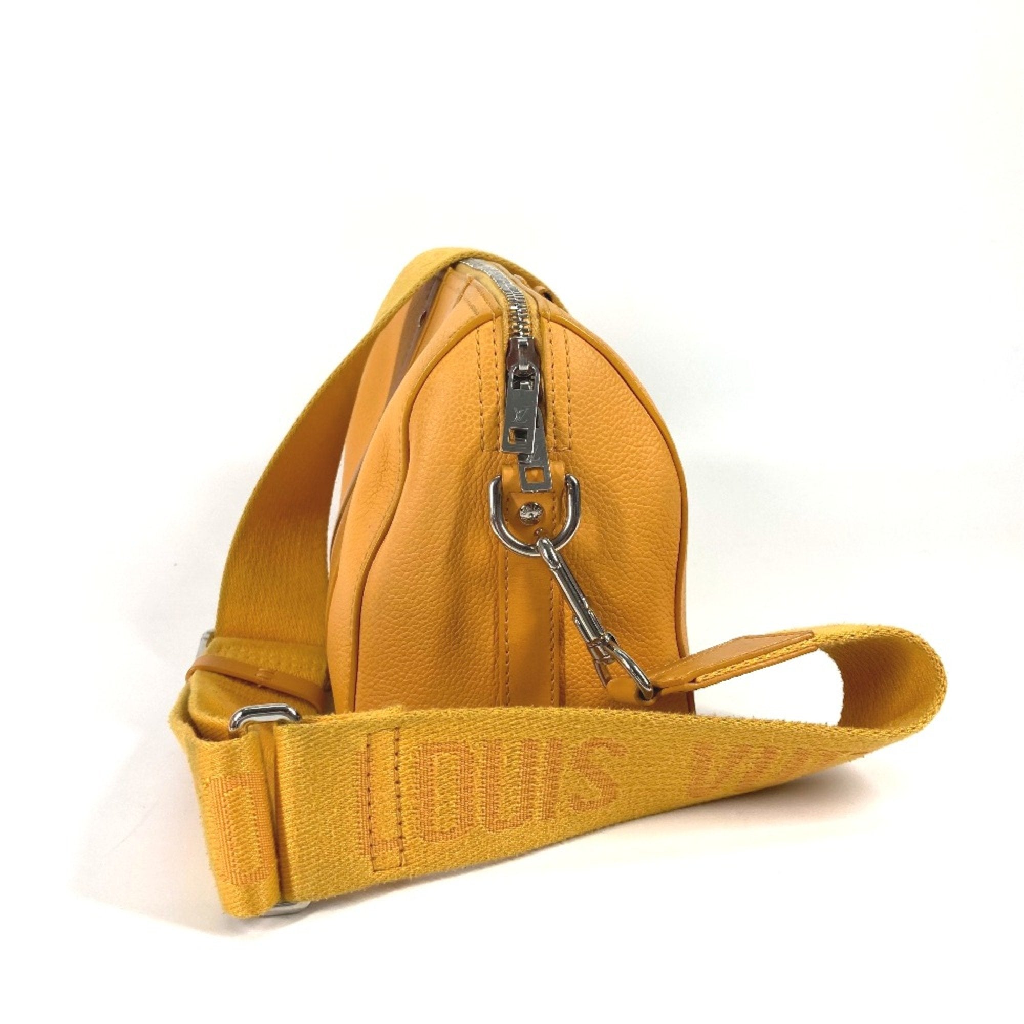 Louis Vuitton Yellow Leather Shoulder Bag
