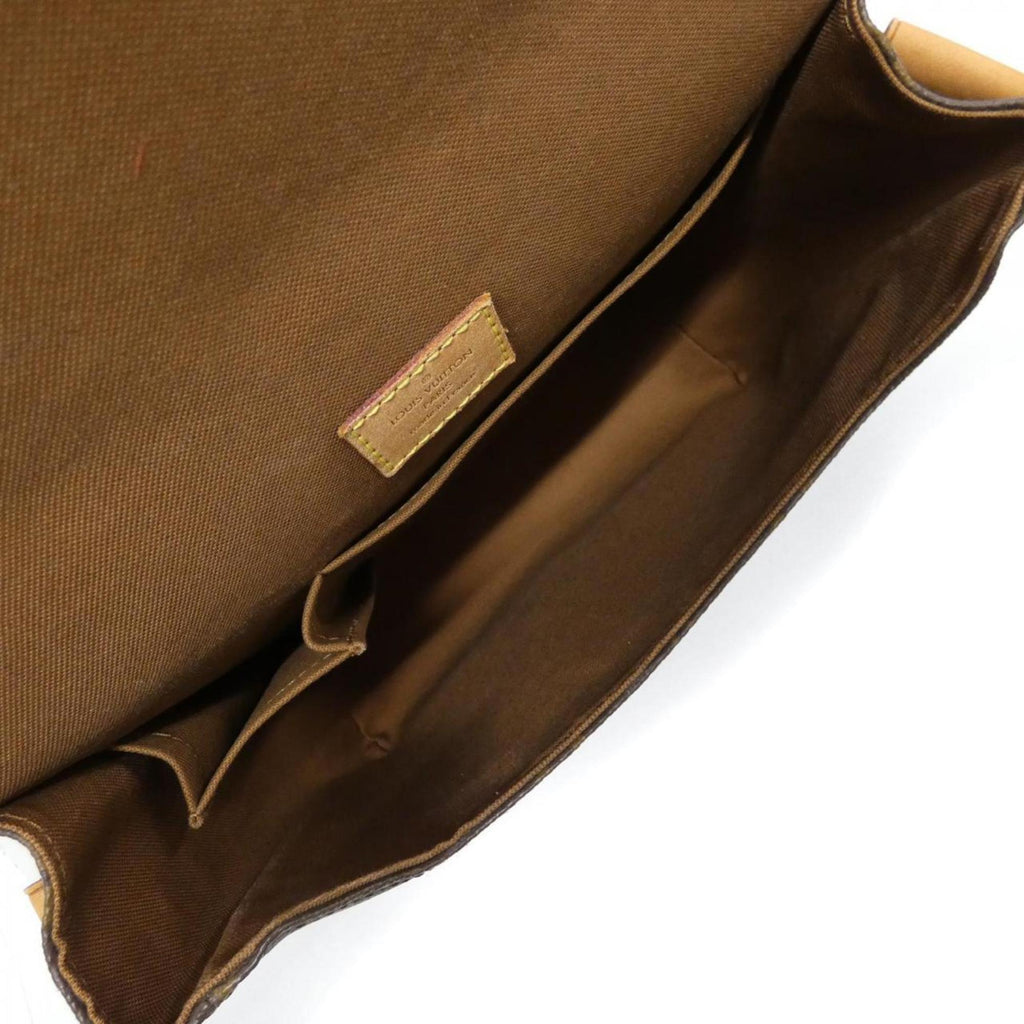 Louis Vuitton Marron Coated Canvas Shoulder Bag