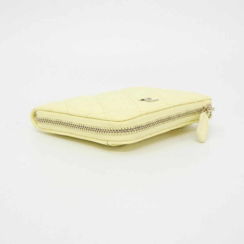 Chanel Yellow Grained Calfskin