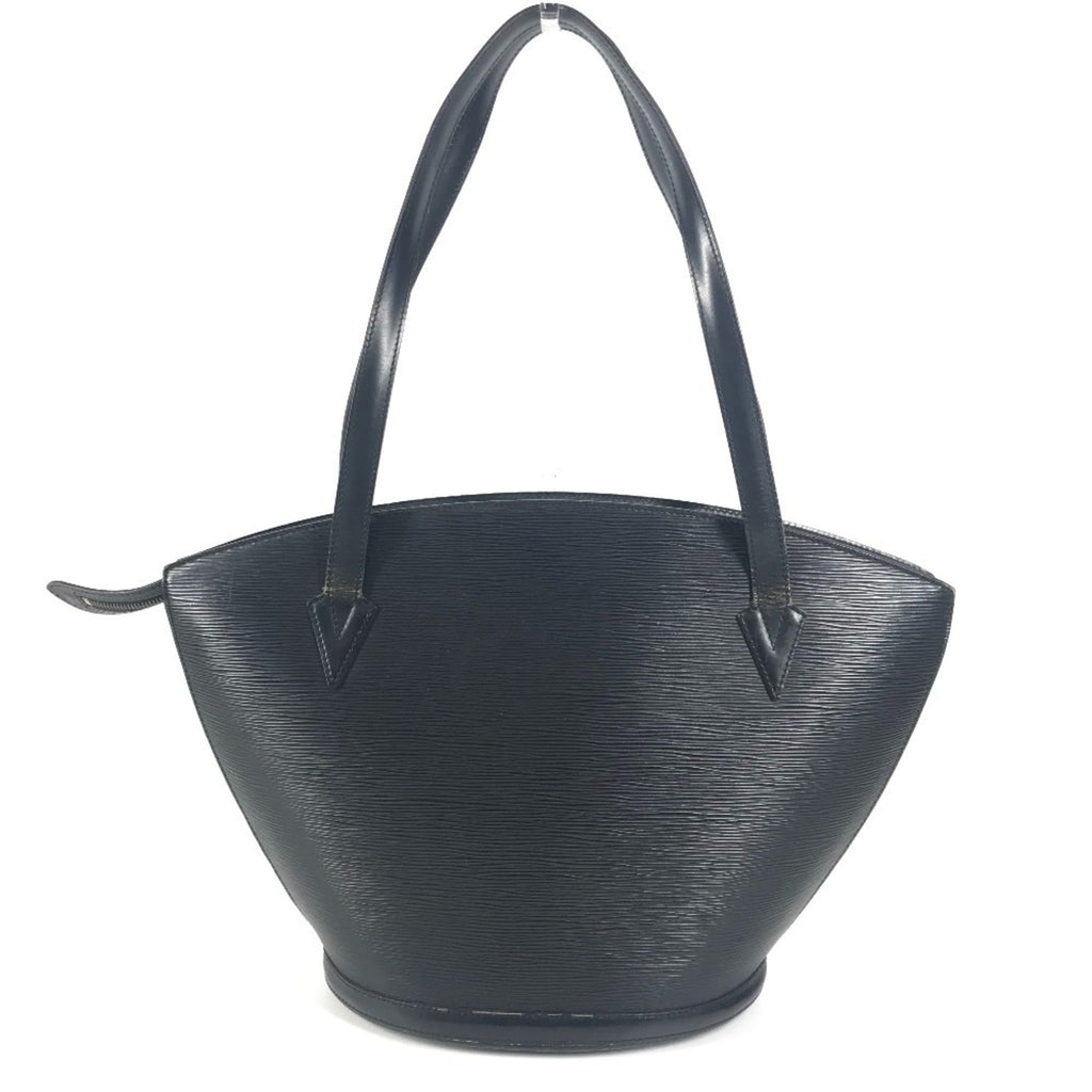 Louis Vuitton Black Noir Epi Leather Shoulder Bag Tote Bag
