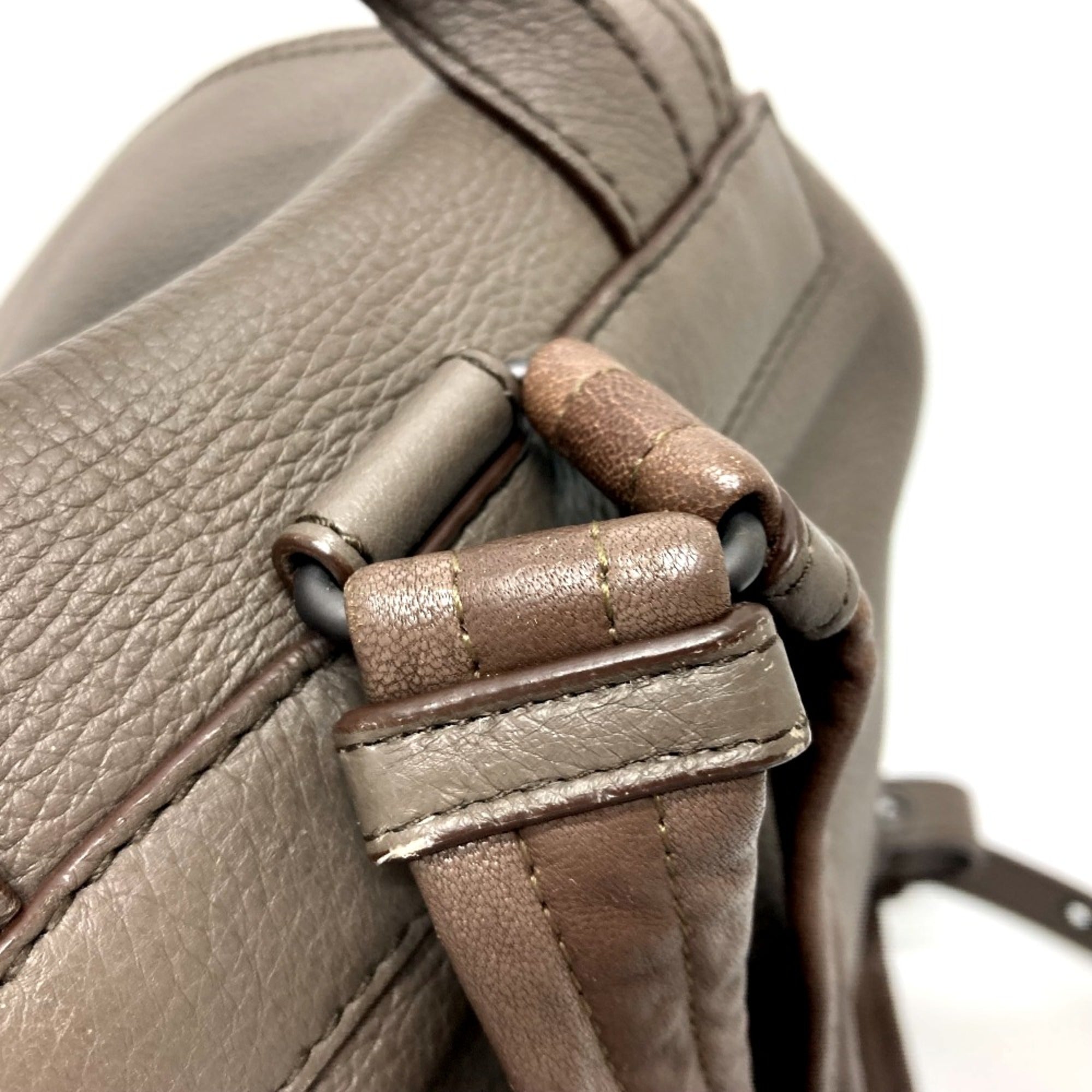 Bottega Veneta Brown Leather Backpack