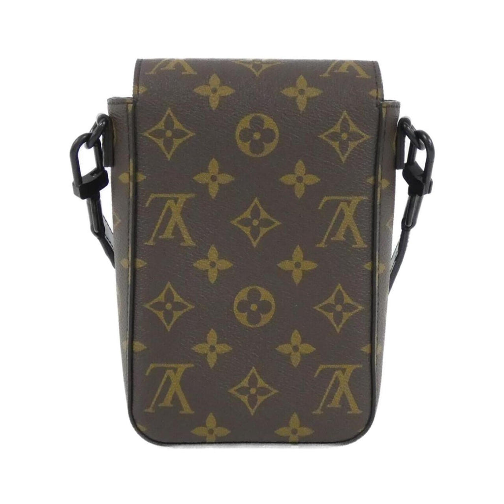 Louis Vuitton Brown Coated Canvas Shoulder Bag