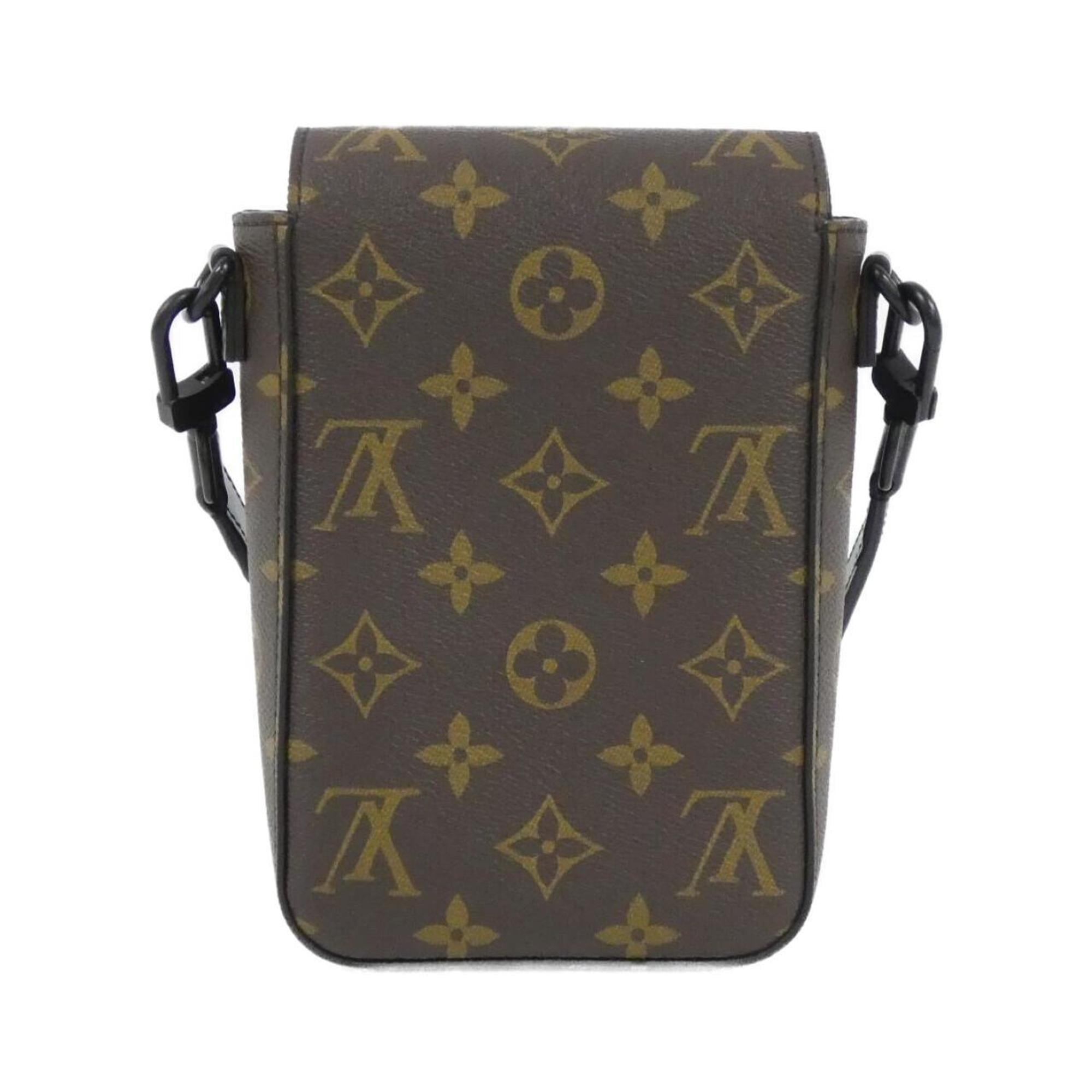Louis Vuitton Brown Coated Canvas Shoulder Bag