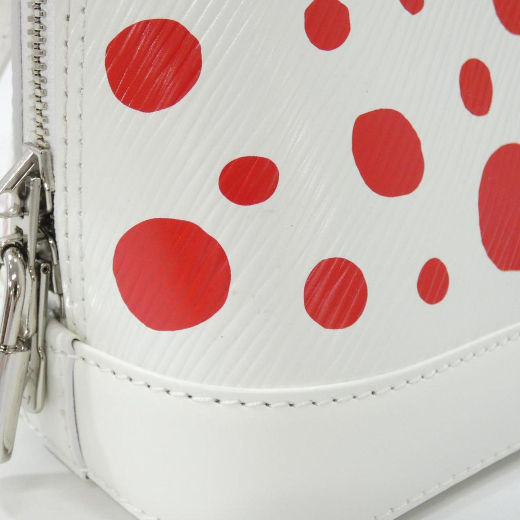 Louis Vuitton Blanc Rouge Leather Handbag