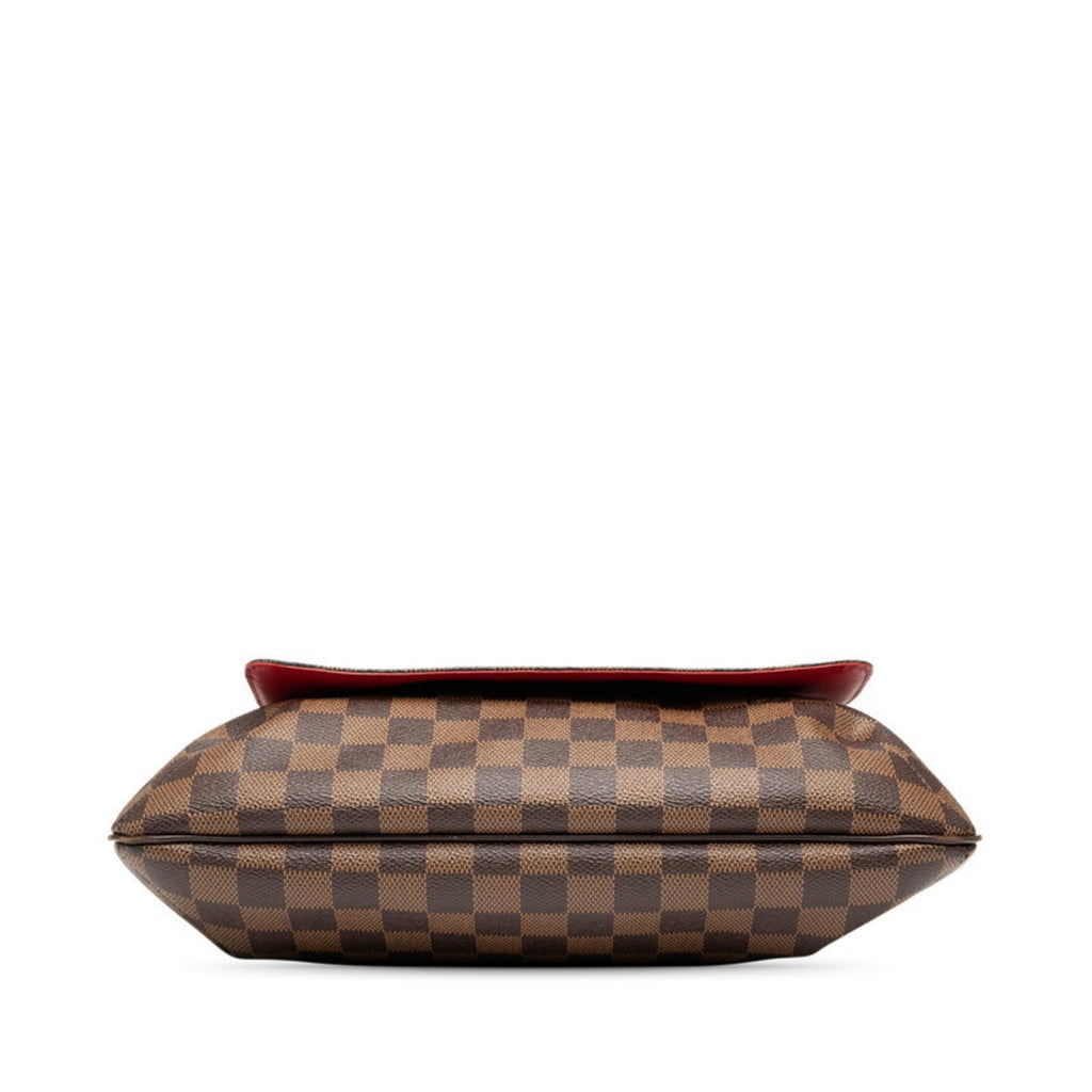 Louis Vuitton Brown Pvc Leather Shoulder Bag