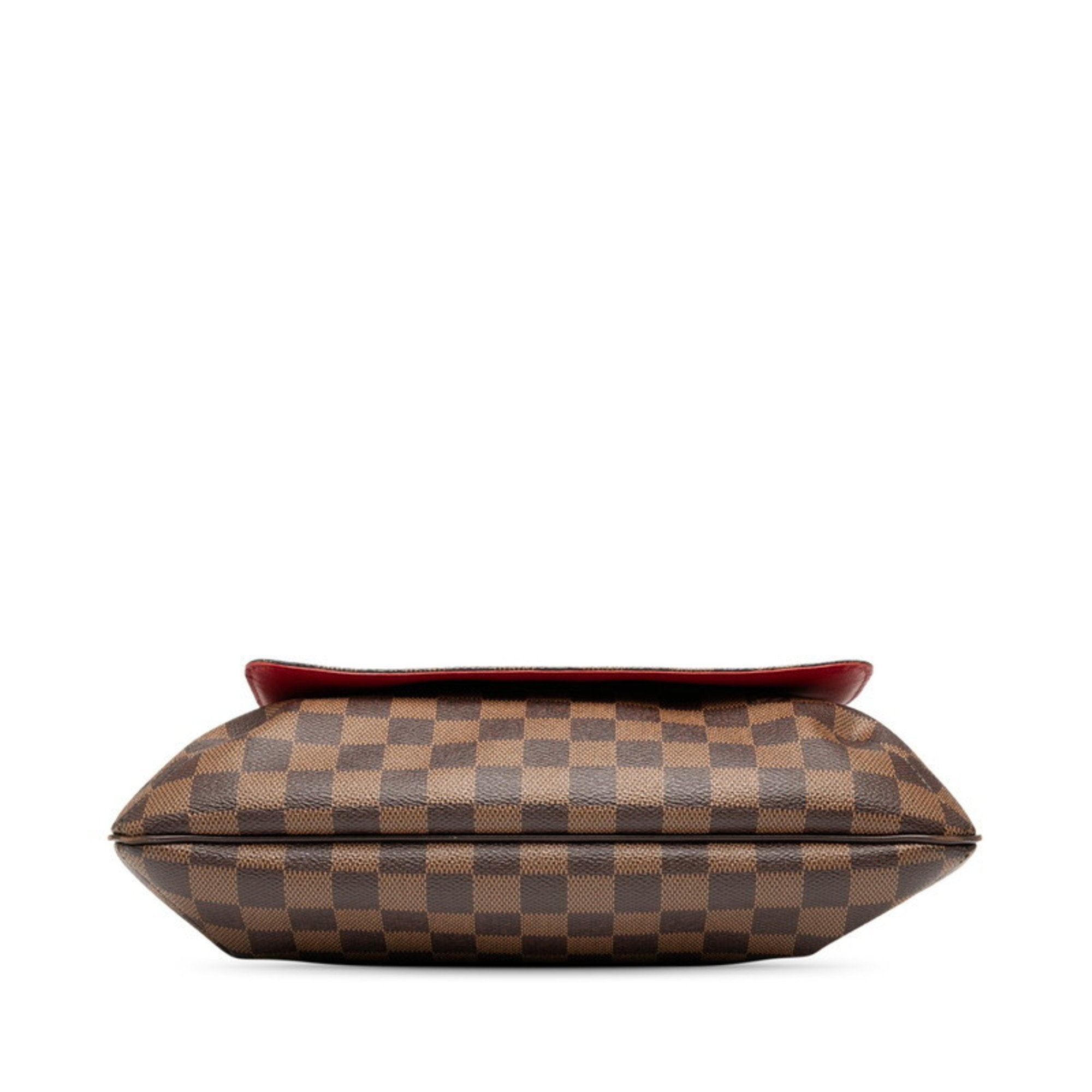 Louis Vuitton Brown Pvc Leather Shoulder Bag