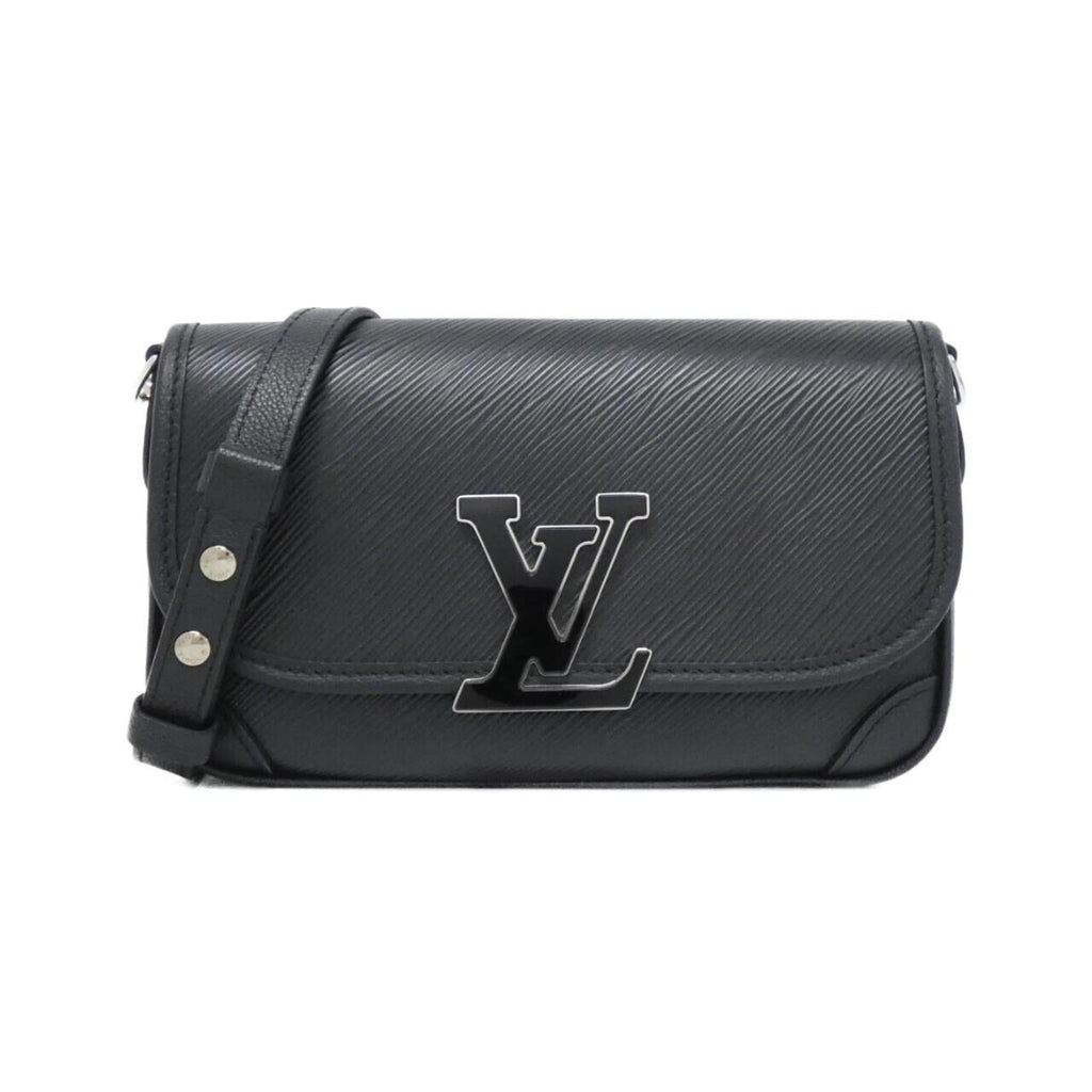 Louis Vuitton Black Leather Shoulder Bag