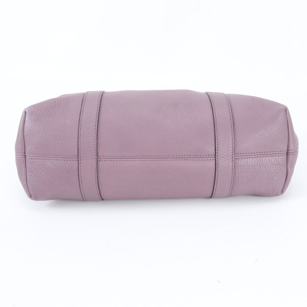 Gucci Miss Gg Purple Leather Handbag (Pre-Owned)