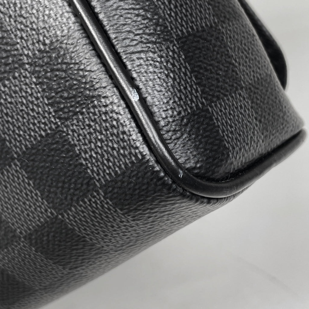 Louis Vuitton Black Noir Damier Graphite Shoulder Bag