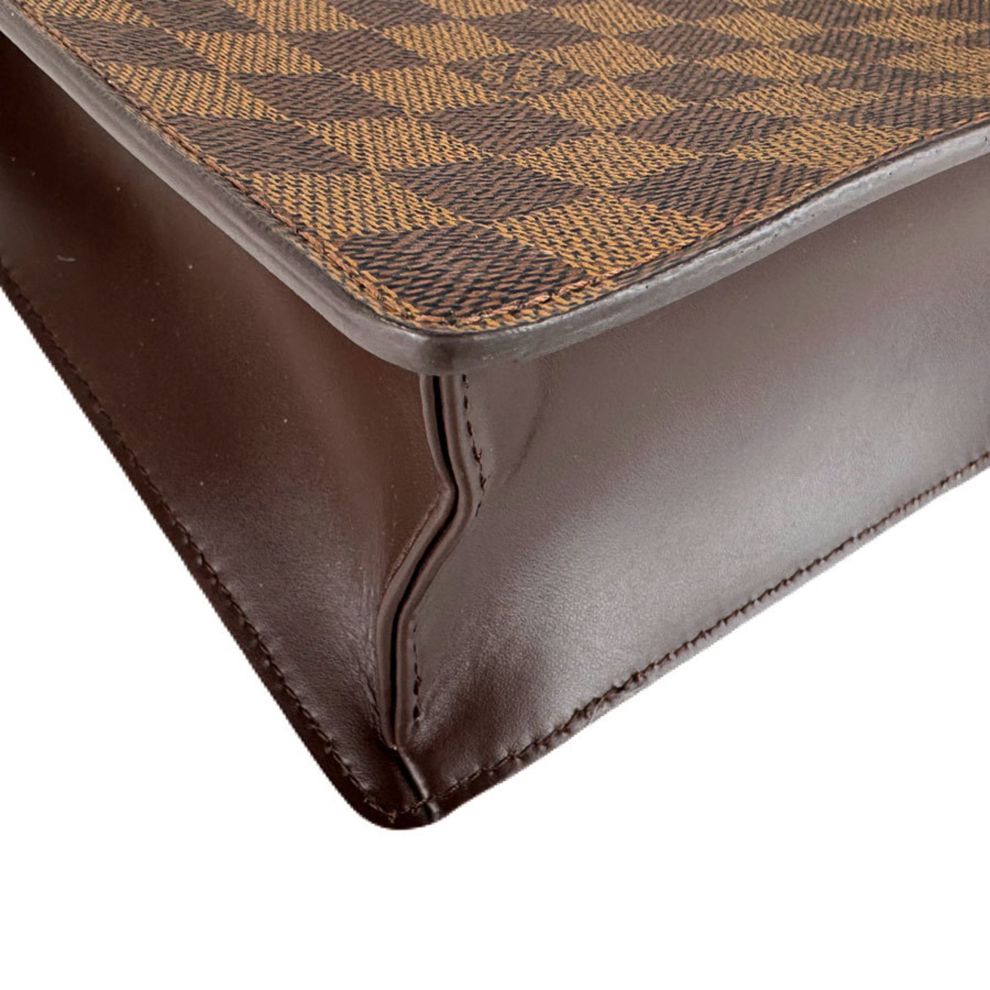 Louis Vuitton Damier Canvas Ebene Damier Canvas Handbag