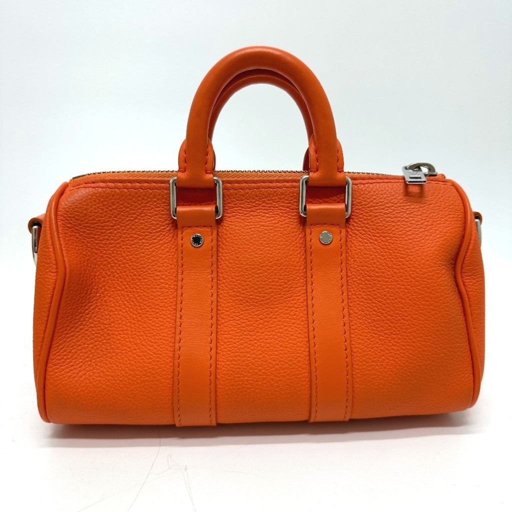 Louis Vuitton Orange Leather Shoulder Bag