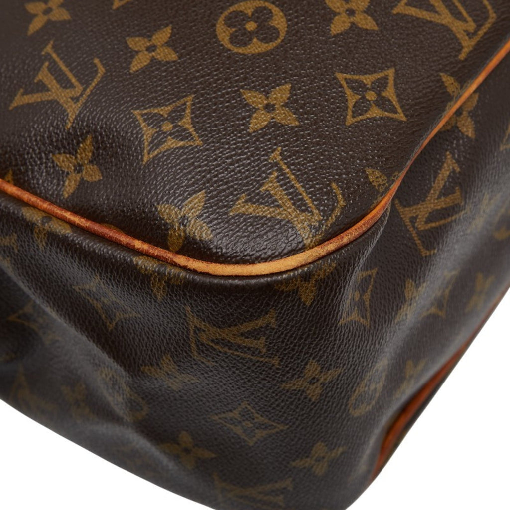 Louis Vuitton Brown Pvc Shoulder Bag Tote Bag
