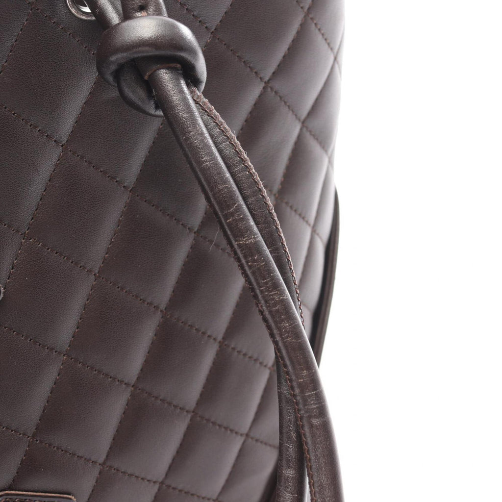 Chanel Brown Cambon Ligne Handbag Tote Bag