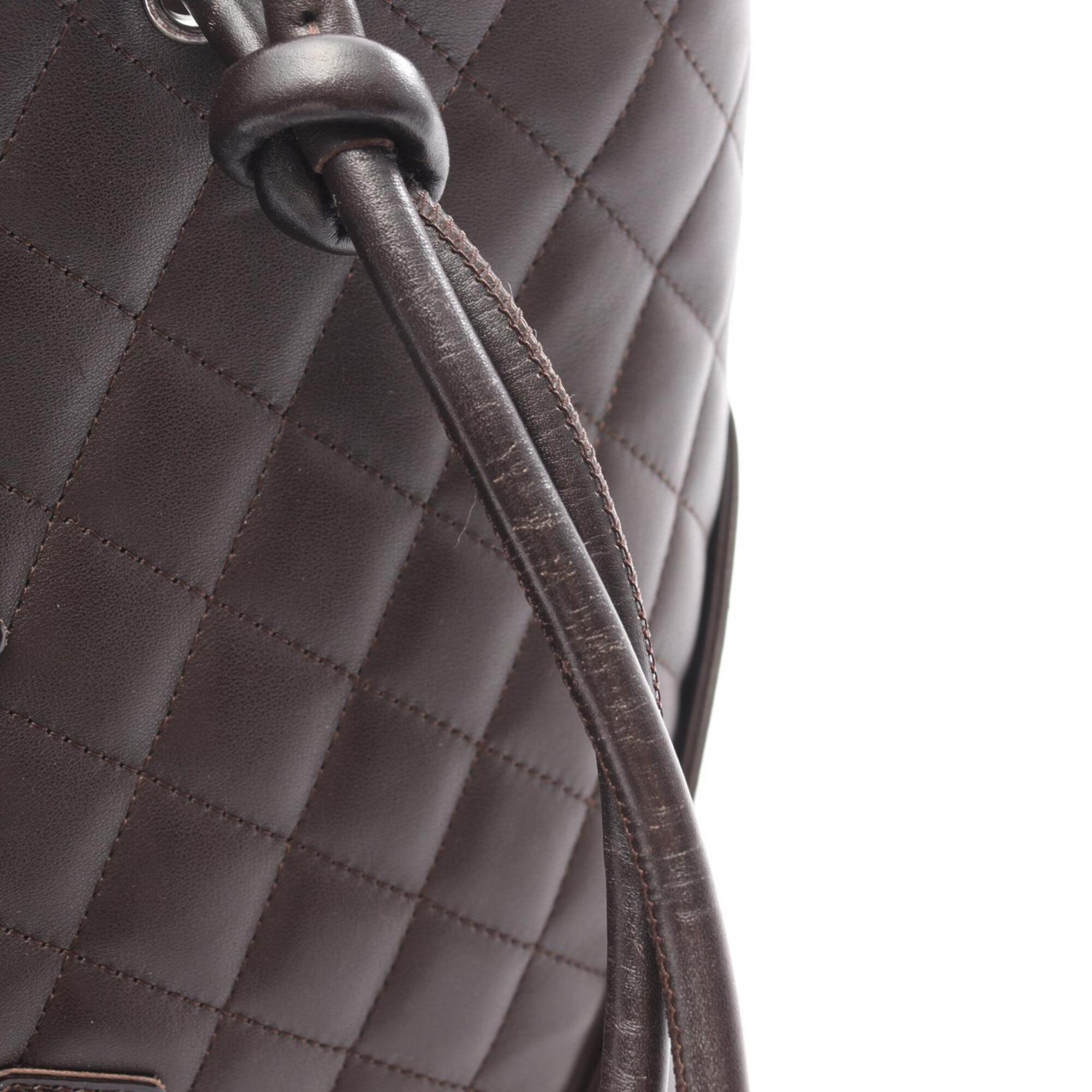 Chanel Brown Cambon Ligne Handbag Tote Bag