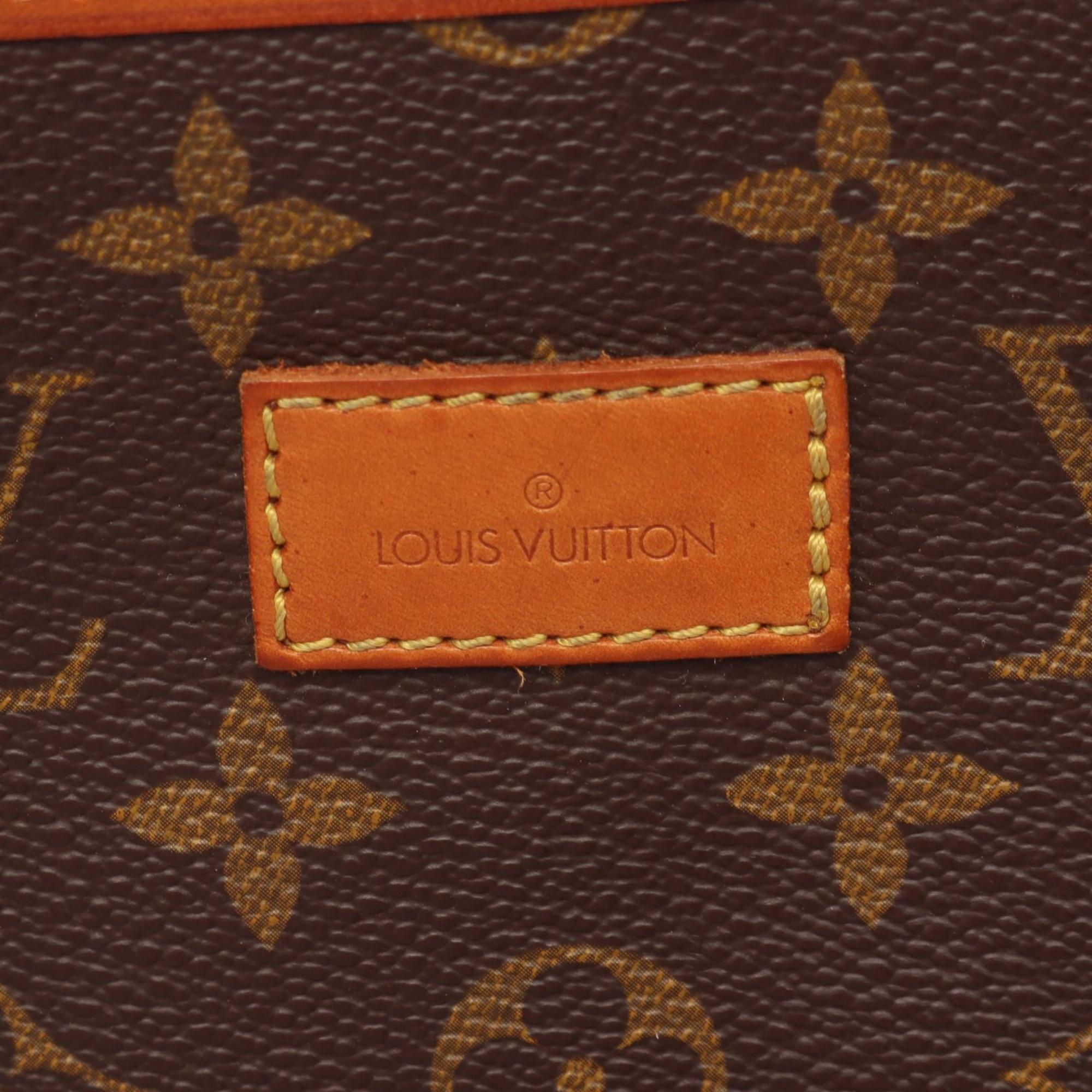 Louis Vuitton Brown Coated Canvas Pvc Leather Monogram Shoulder Bag
