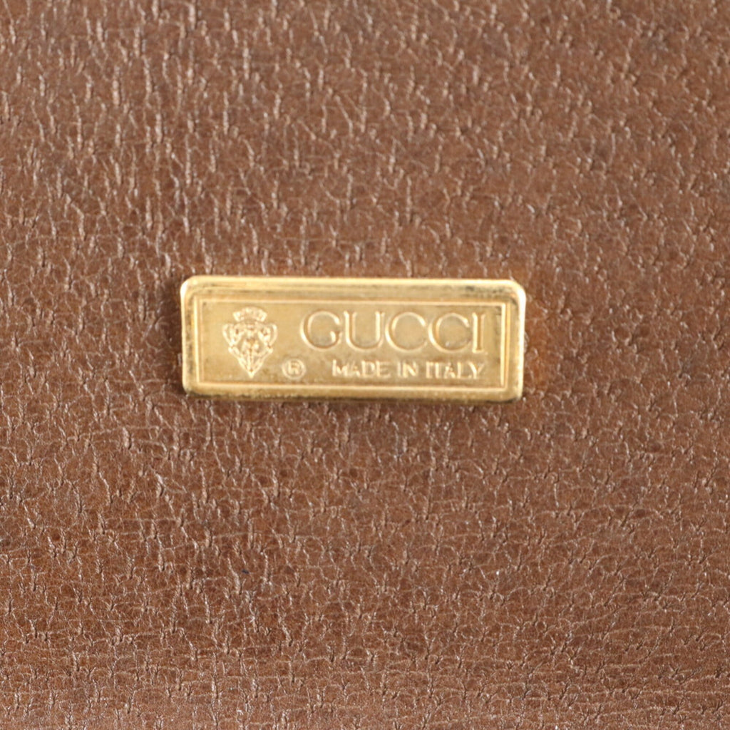 Gucci Brown Leather Handbag (Pre-Owned)