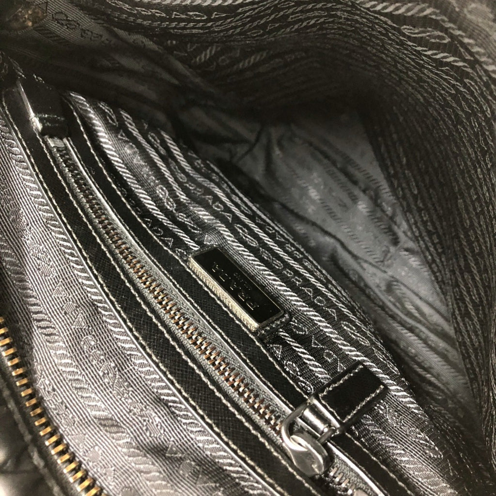 Prada Black Nero Nylon Shoulder Bag