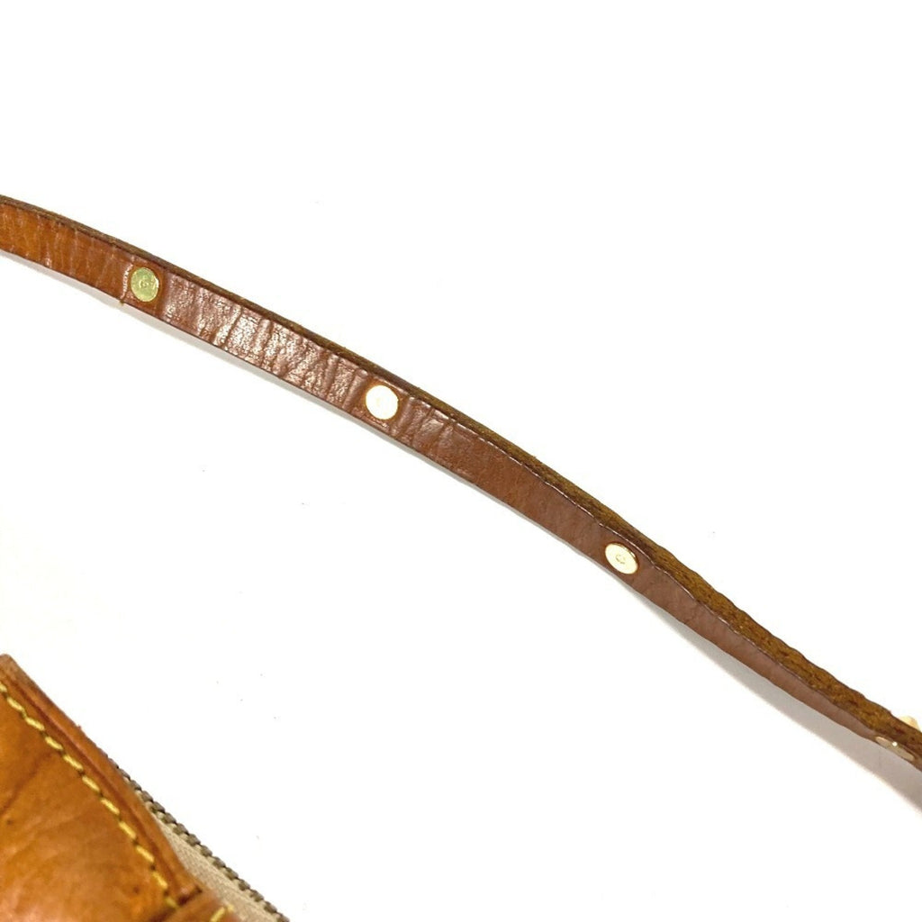 Louis Vuitton Brown Pink Monogram Cherry Blossom Handbag Pouch Shoulder Bag
