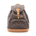 Louis Vuitton Brown Monogram Coated Canvas Leather Backpack