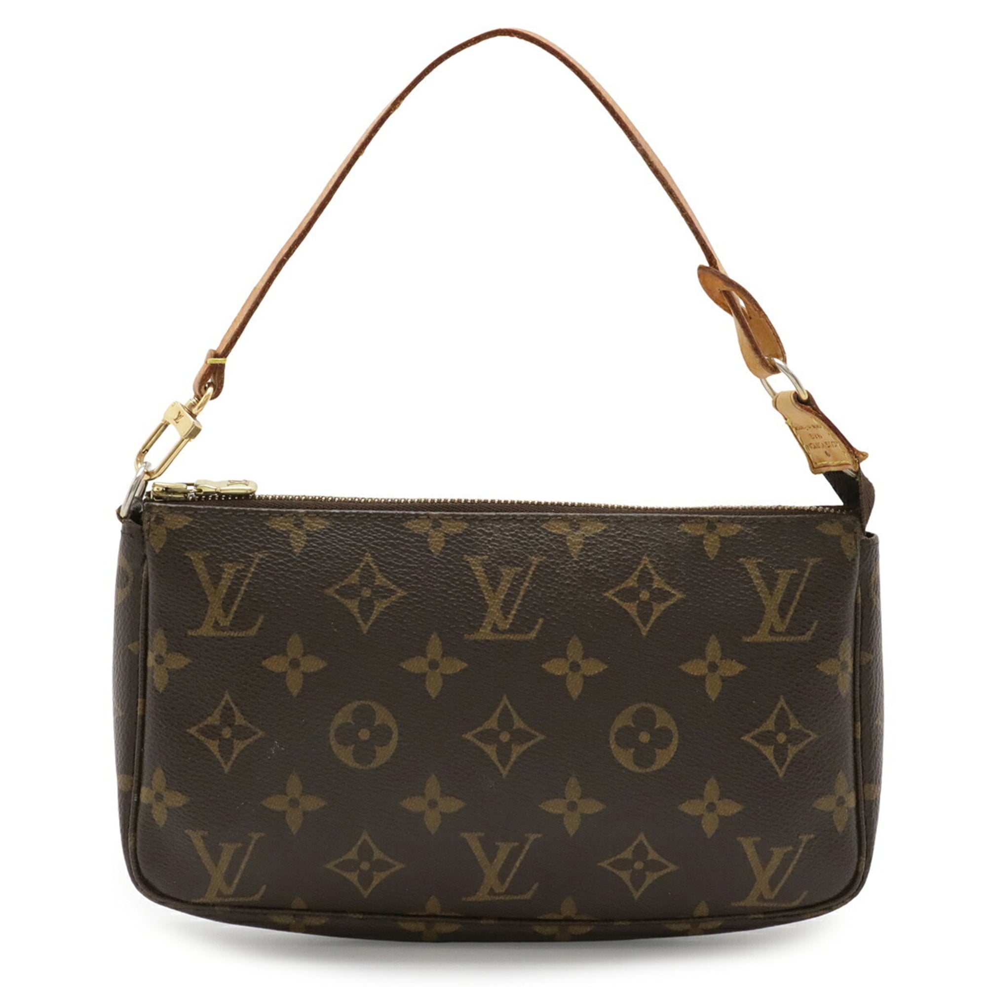 Louis Vuitton Brown Monogram Handbag Pochette Pouch