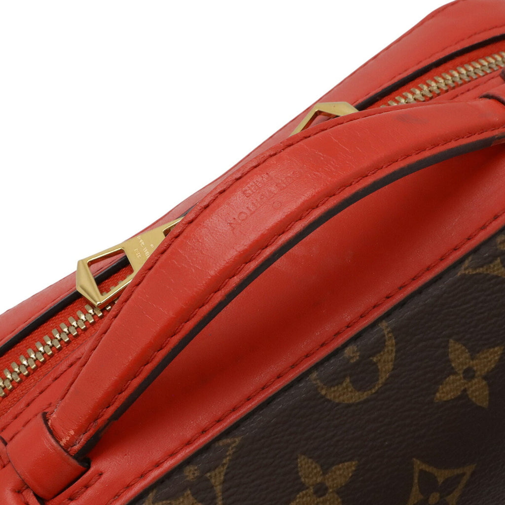 Louis Vuitton Red Color Canvas Pochette Shoulder Bag