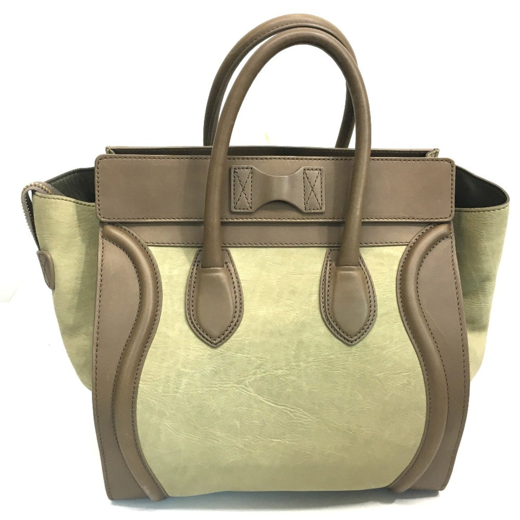 Celine Gray Leather Handbag