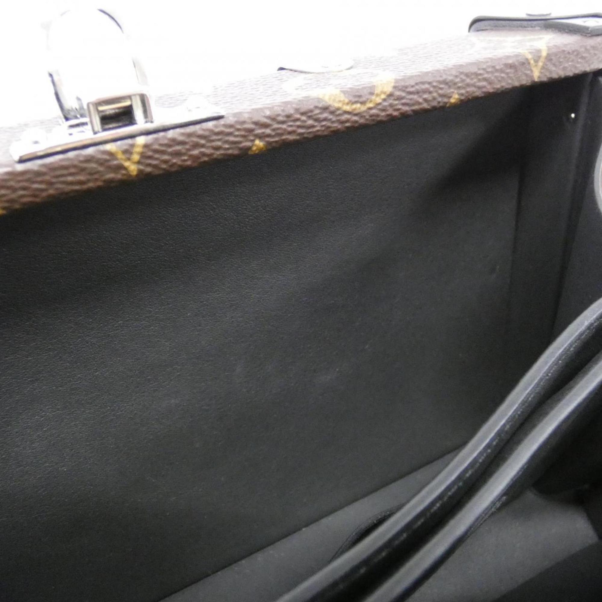 Louis Vuitton Marron Coated Canvas Handbag