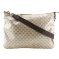 Gucci Gg Crystal Beige Pvc Shoulder Bag (Pre-Owned)