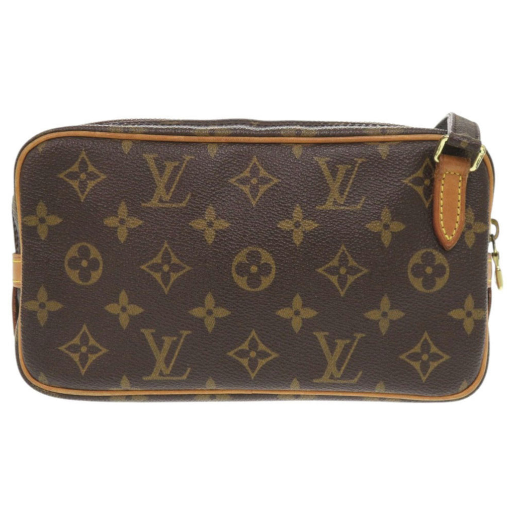 Louis Vuitton Brown Monogram Canvas Shoulder Bag