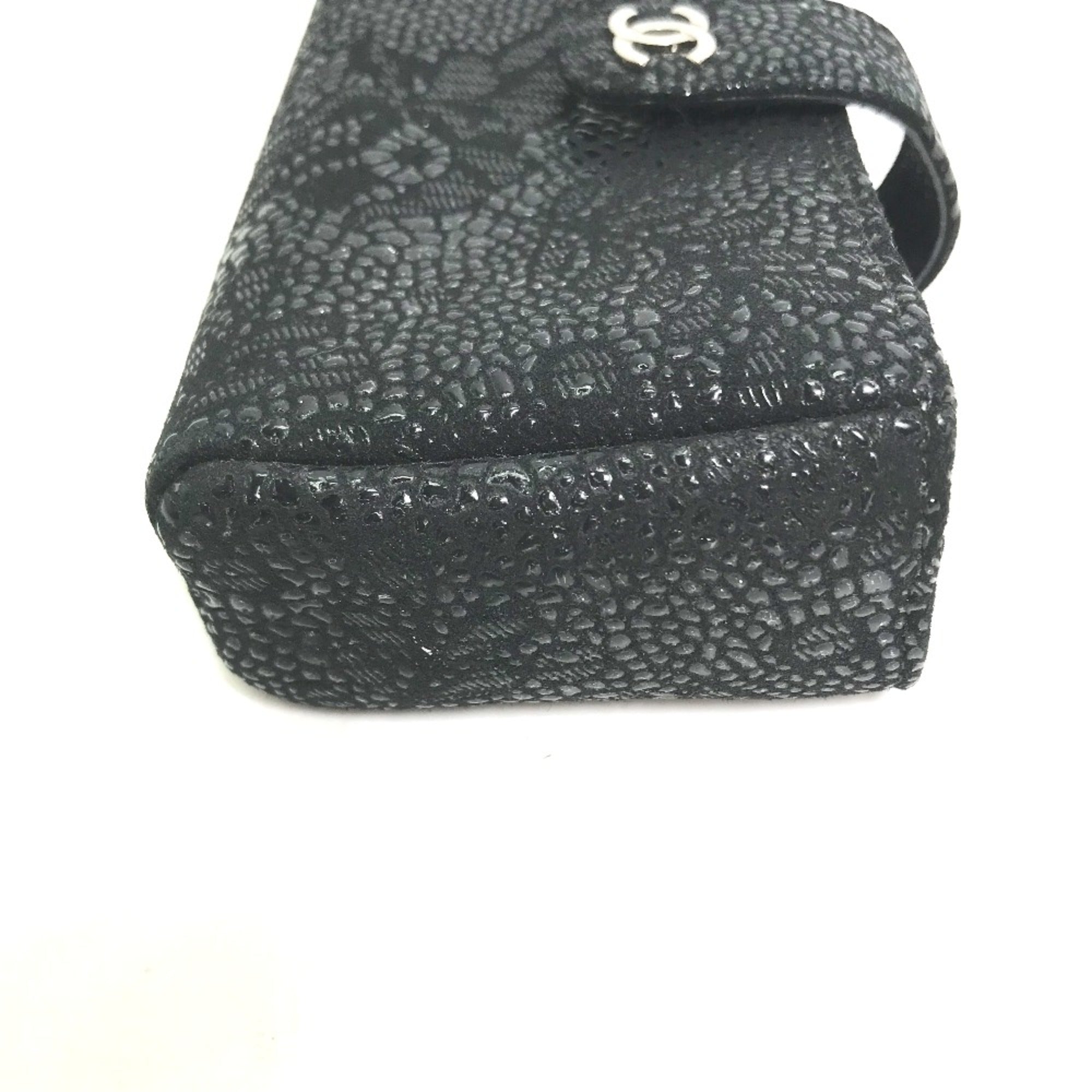 Chanel Black Leather Pouch